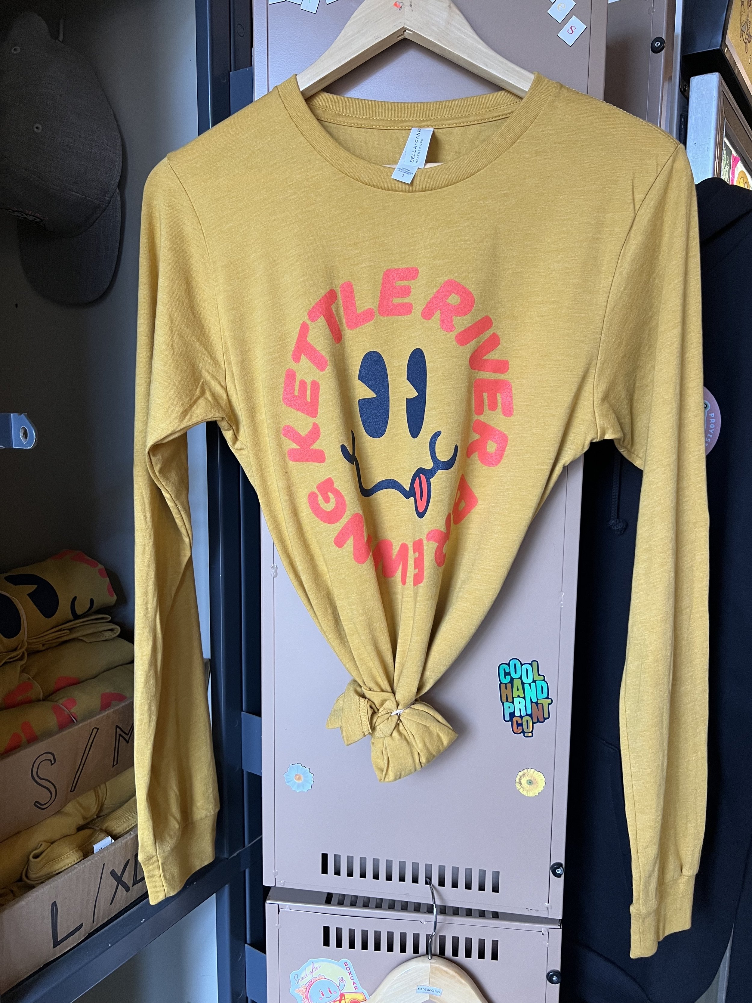 Smiley Long Sleeve T - Kettle River Brewing Co.