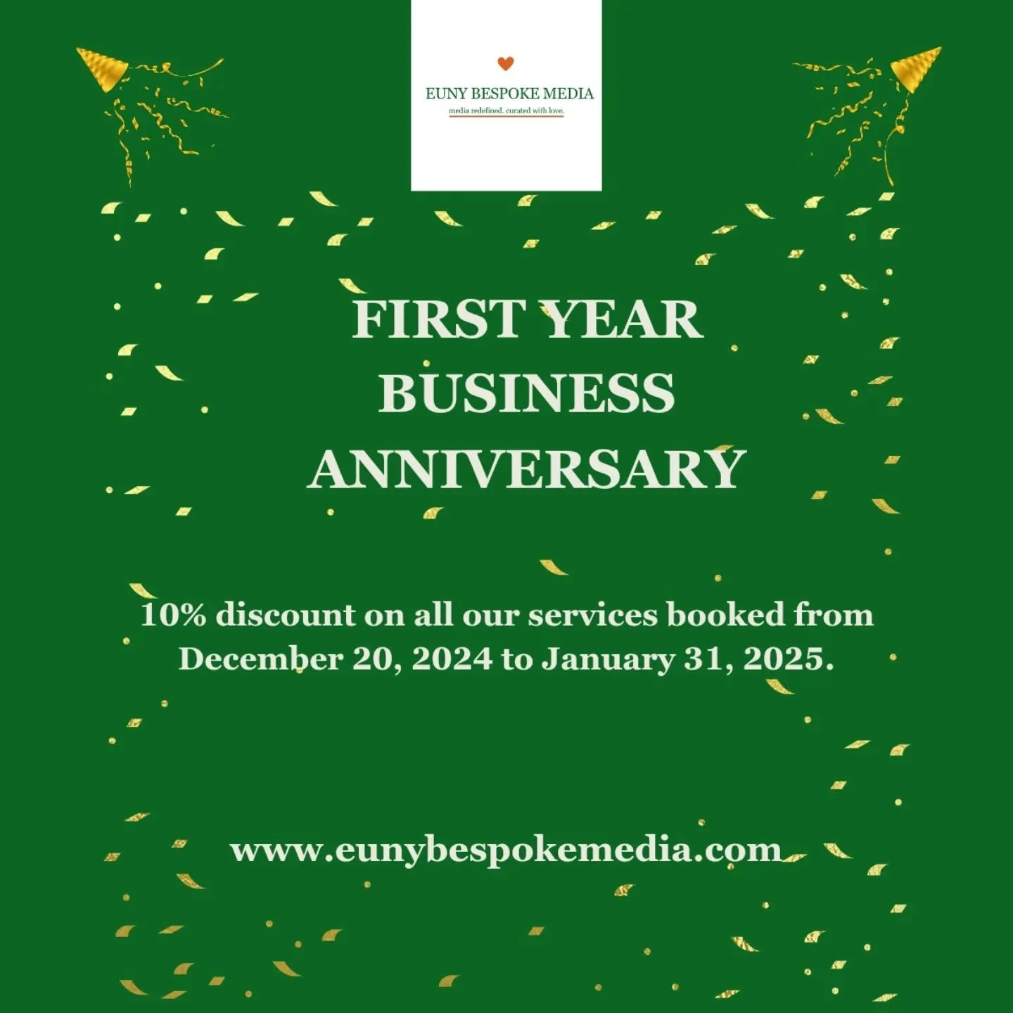 We are celebrating our first business anniversary this December 2024. 🥳🎉 Reflecting on this year, we are thankful for our amazing clients, and the incredible people we met at networking events.

Here is to the following years of continued growth, i