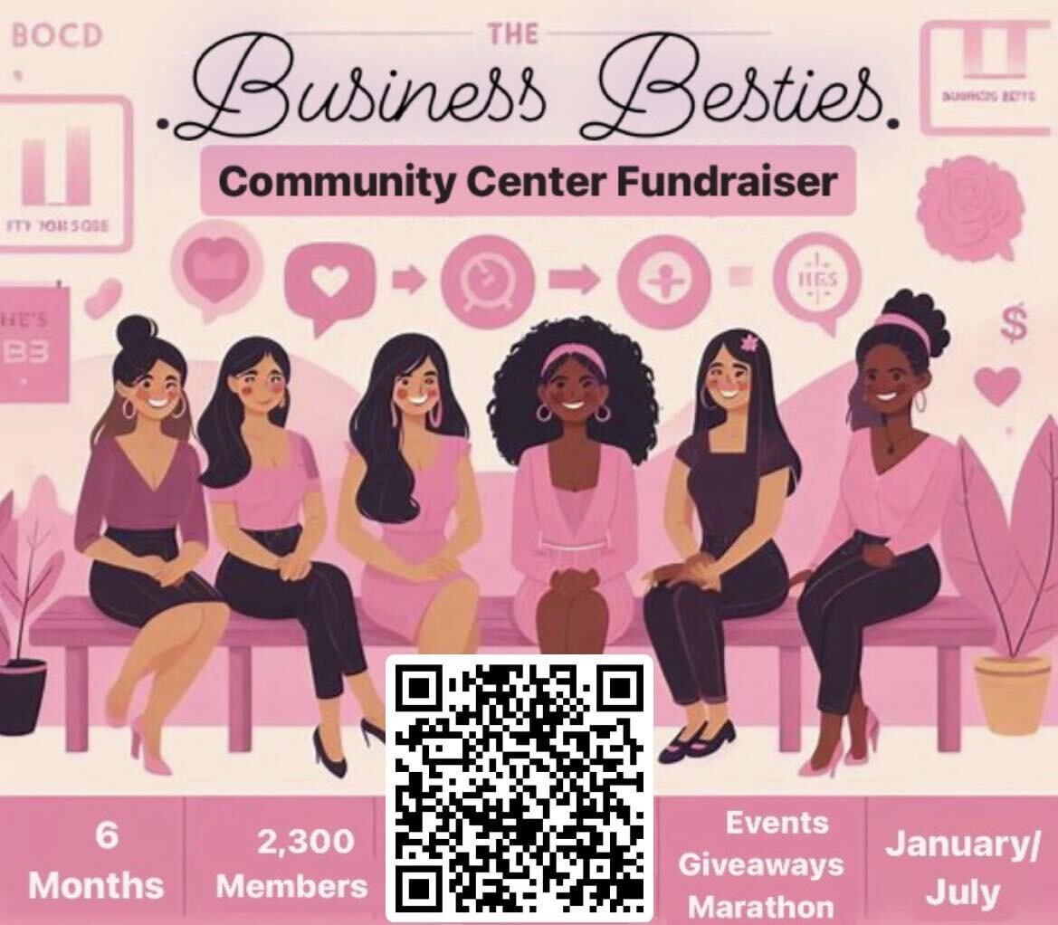 Dear Business Besties family, 💖

We&rsquo;re on a mission to create a thriving hub for local entrepreneurs, and we need YOUR support! 🦋 Our community center will be a space for opportunities, collaboration, and growth.

🤝 Over the years, we&rsquo;