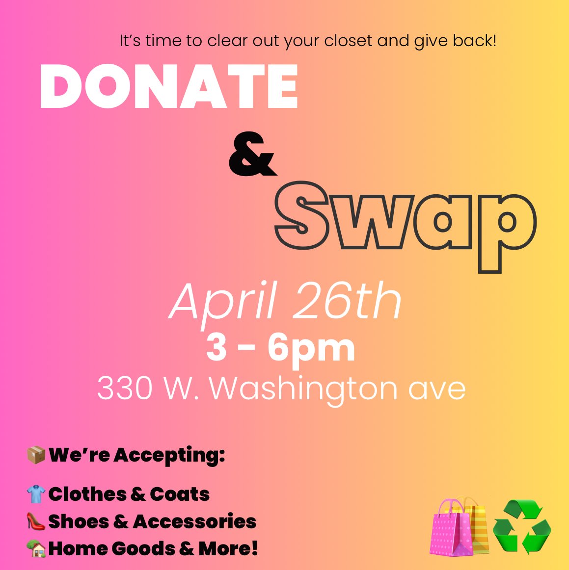 Donate & Swap