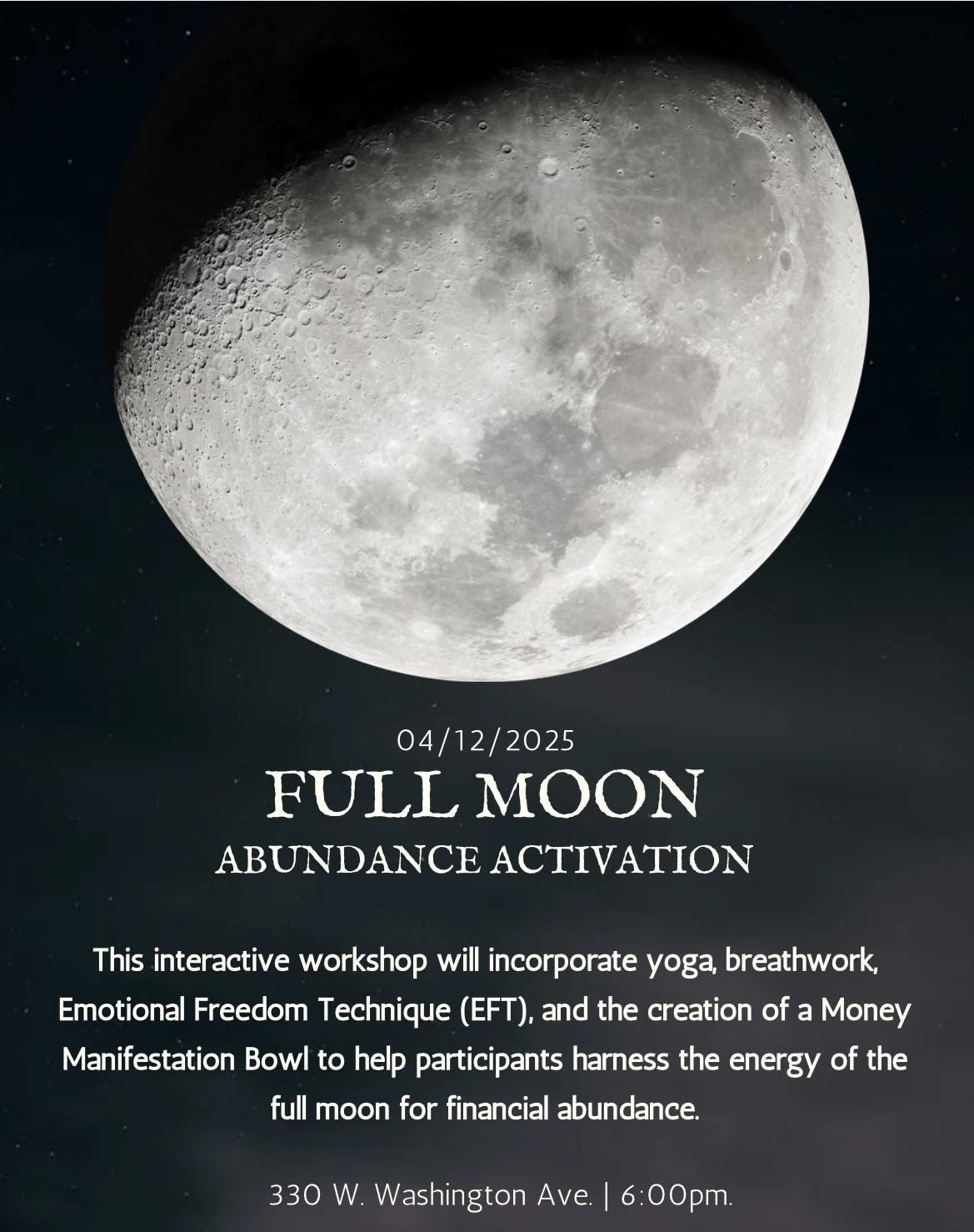 Full moon Abundance Activation