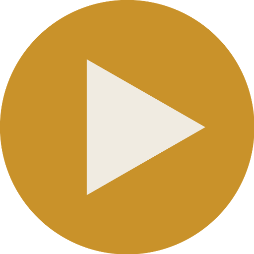 Gold circular button with white play icon in the center.