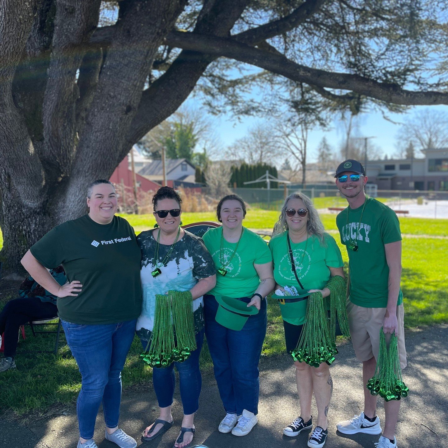 Thank you to our Crawl sponsor and volunteers from @first_federal for making this year's crawl a huge success! 🍀

We want to thank everyone who participated, the businesses for their great specials, and our bagpiper, John Goff (@cascadiapiper), for 