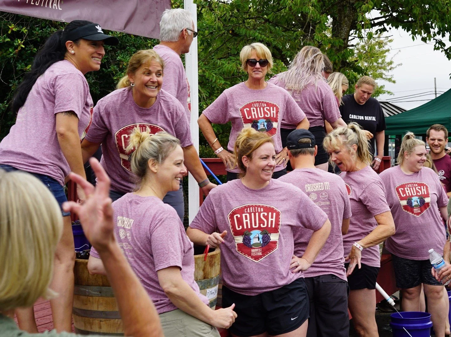 ONE WEEK!!! 🍇👣 This is an event you do not want to miss - live music, incredible local food and drink, vendors, and of course, an epic stomp competition! The event starts at noon in Ladd Park. See you there! #carltonoregon #visitcarlton #carltoncru