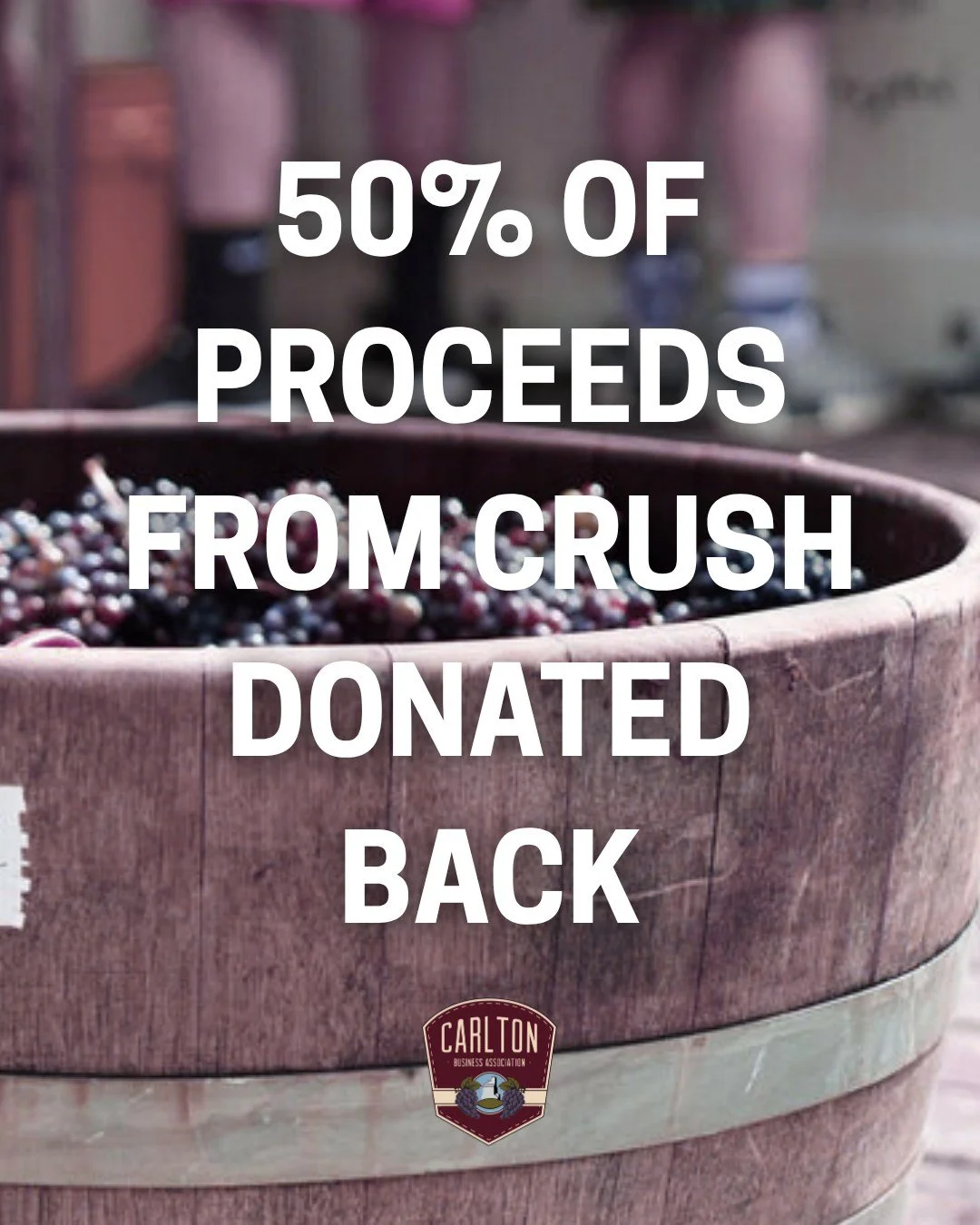 Carlton Crush isn&rsquo;t just about celebrating the season together - it&rsquo;s about giving back. This year, we are proud to announce that 50% of event proceeds will be donated to the groups and charities that helped make the day possible. More de