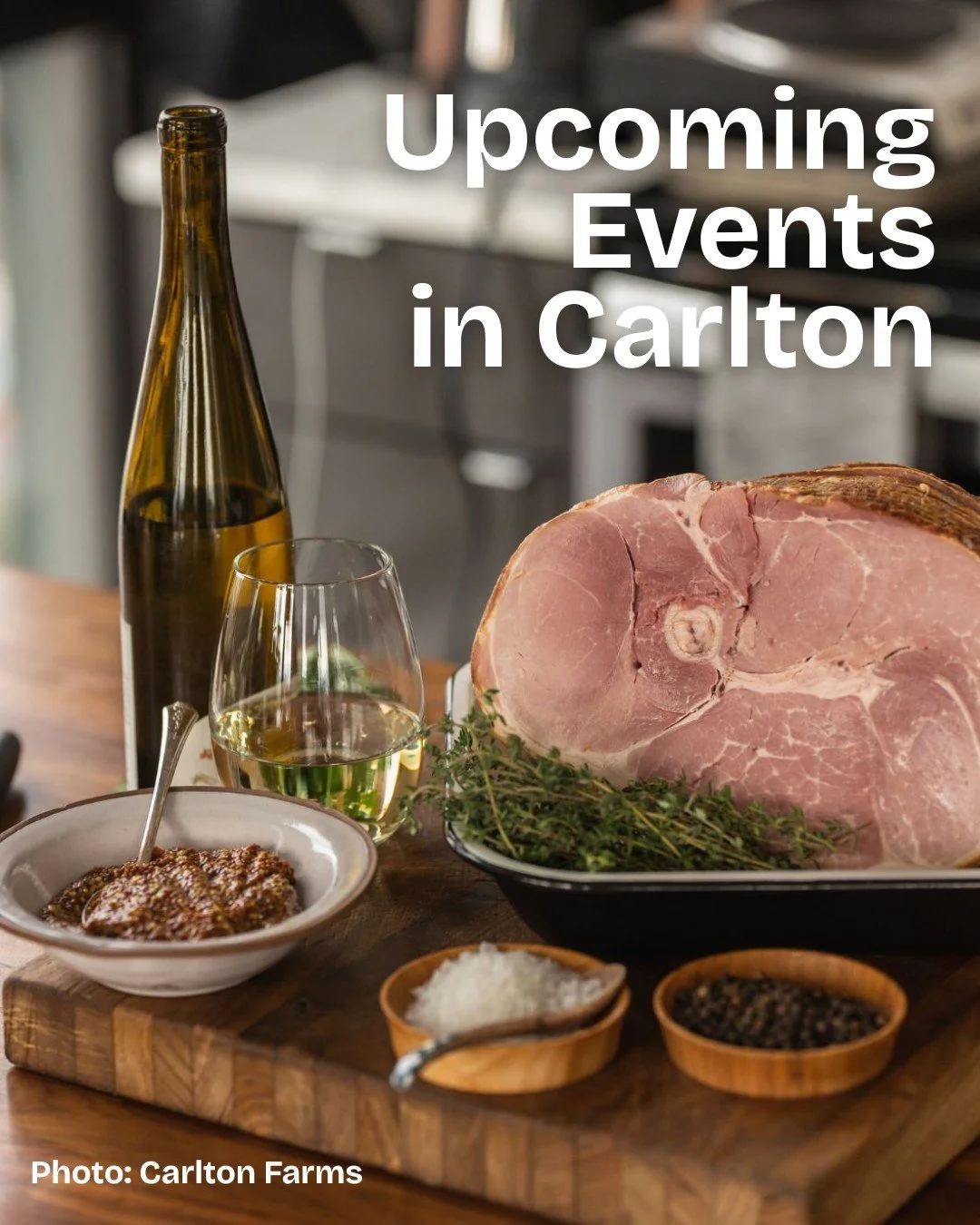 We're officially 1 week away from Thanksgiving, and there are so many festive events and offers from our members. Check it out!

🍖 @carltonfarmsoregon is offering Holiday Hams for a limited time online and in-store (tomorrow is the last day to order