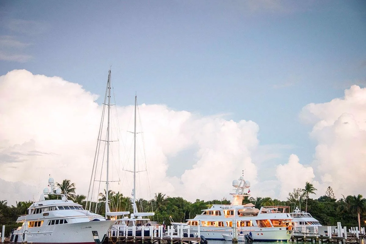 The Lyford Cay marina