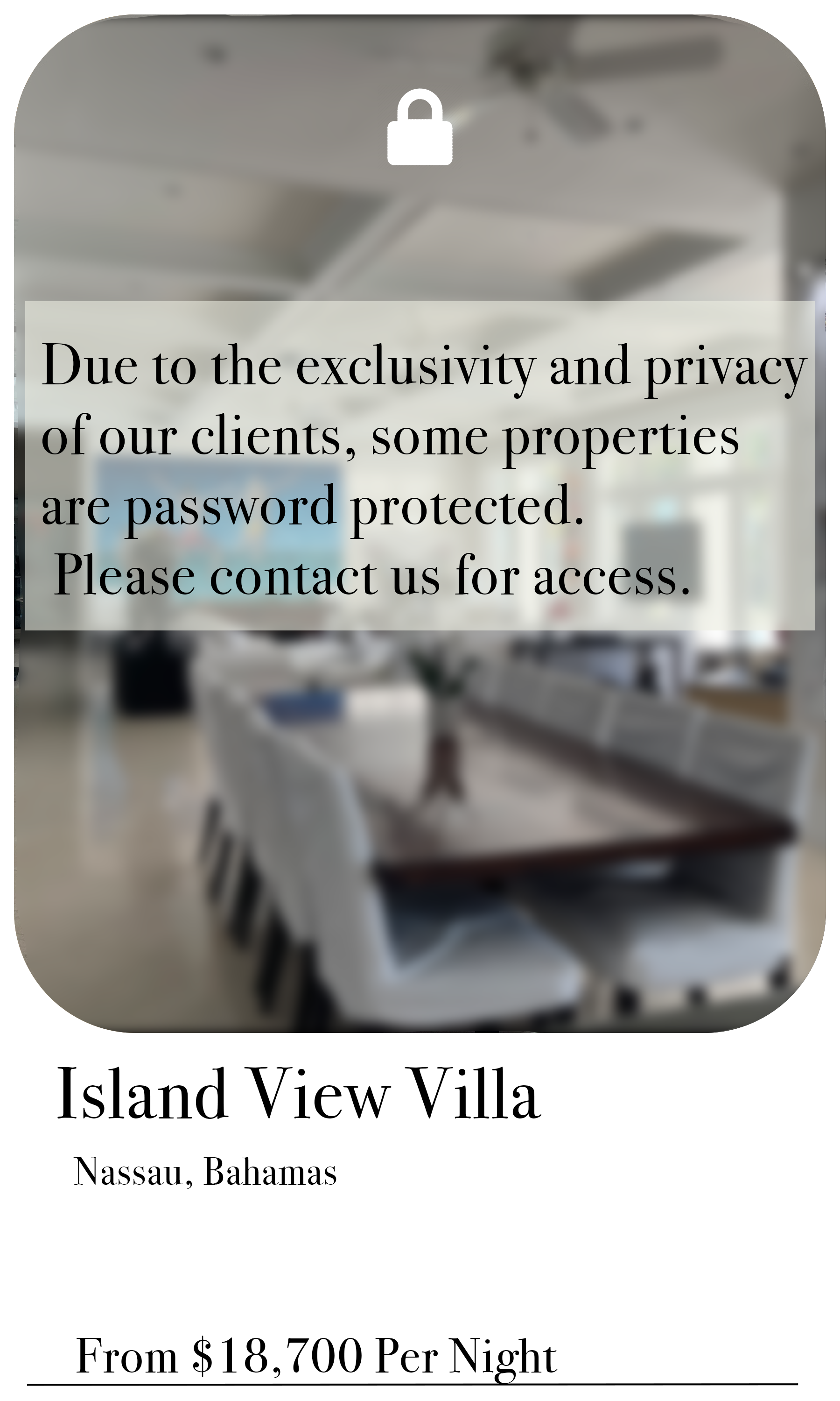 Island View Villa