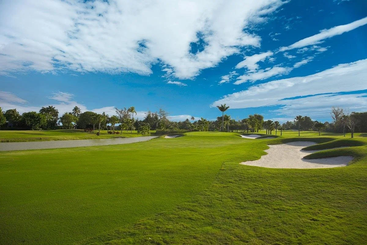The Lyford Cay golf course and club