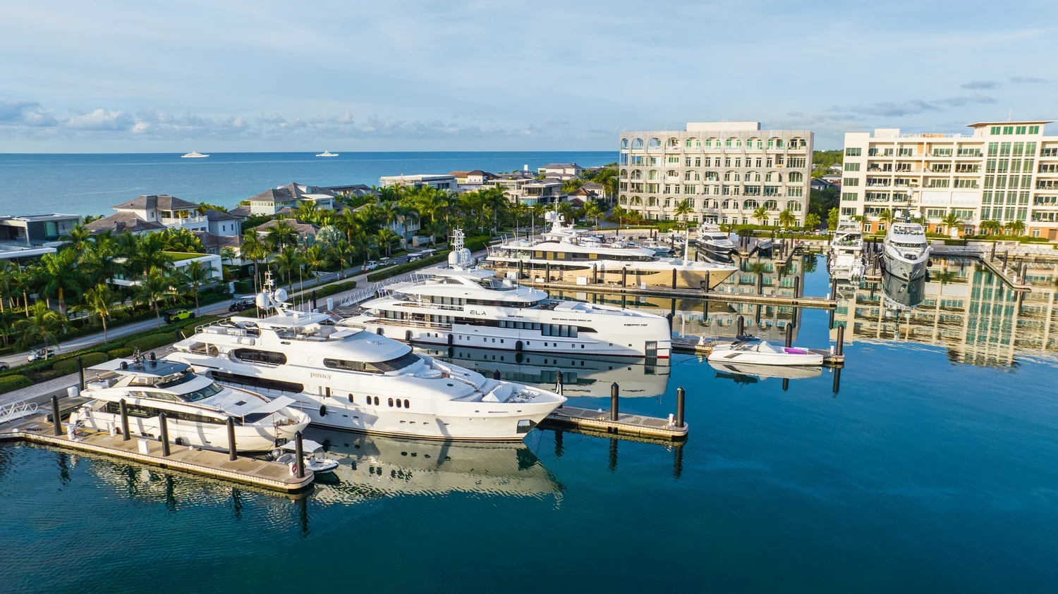 Harbour and marina near Nassau