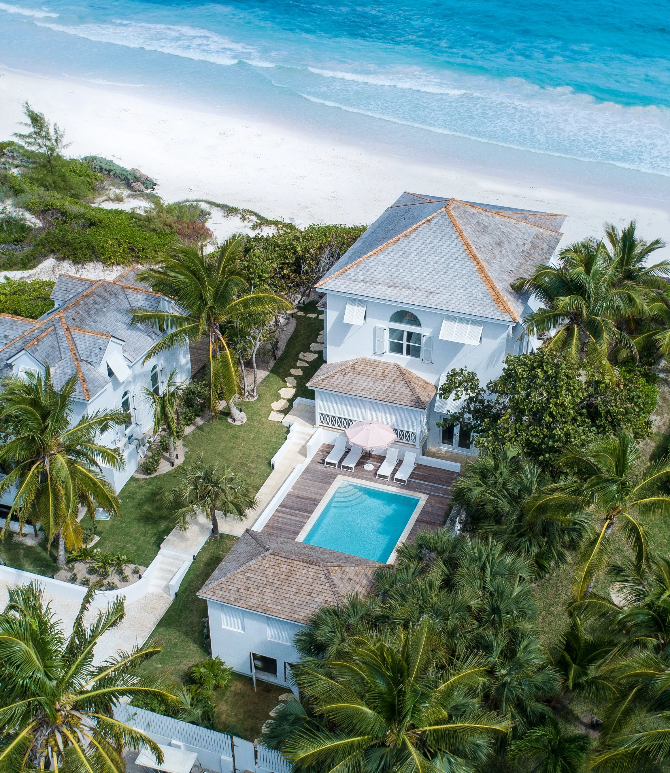 Villa Aerwyna-Birdseye view of villa on the beach.jpg
