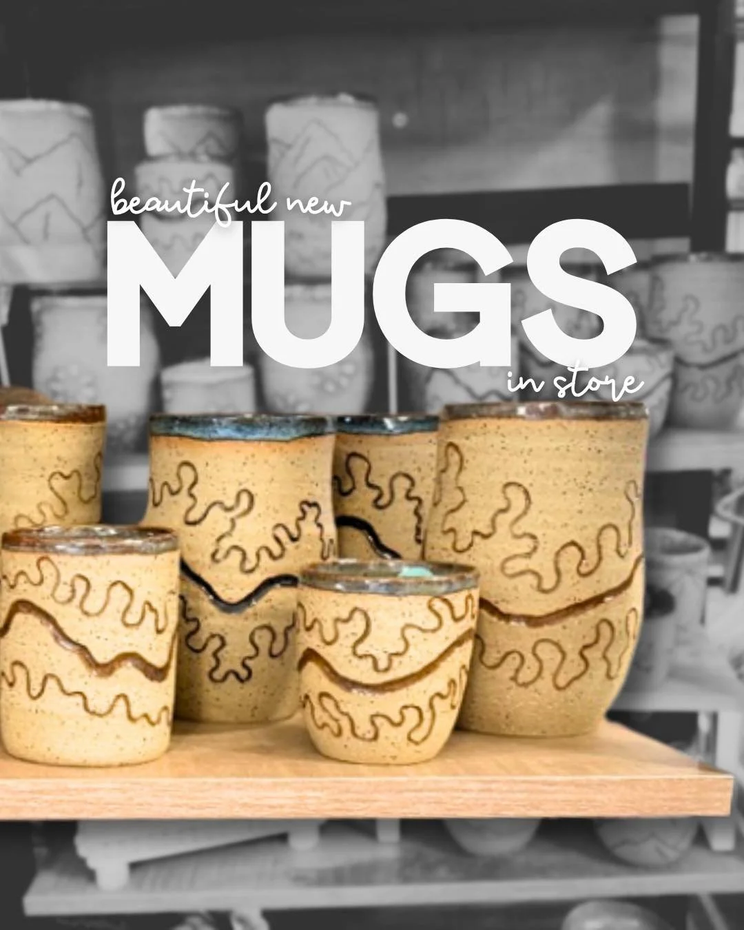 These are the kind of cups you end up using all the time.

Handmade pottery that&rsquo;s simple, functional, and made to be used &mdash; whether it&rsquo;s coffee, tea, or anything in between.

Each one is a little different, which makes them feel a 