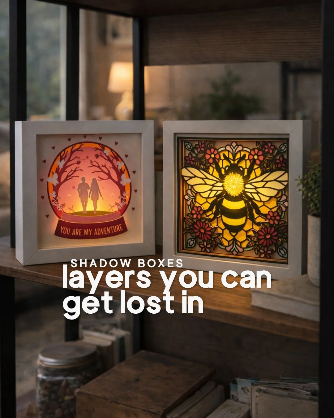 These are one of those things that look good in photos&hellip; but even better in person.

The layered design gives them a lot more depth, and the lighting really brings everything out.

Simple to style, easy to place, and just something a bit differ