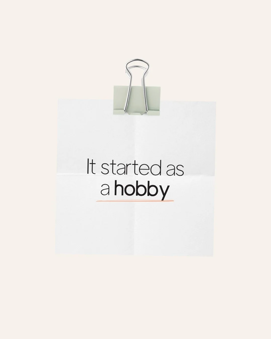 Be honest &mdash; what&rsquo;s something you started &ldquo;just for fun&rdquo; that turned into something more?

Was it baking, crafting, photography, painting&hellip; something else?

A lot of the vendors in here started the exact same way &mdash; 