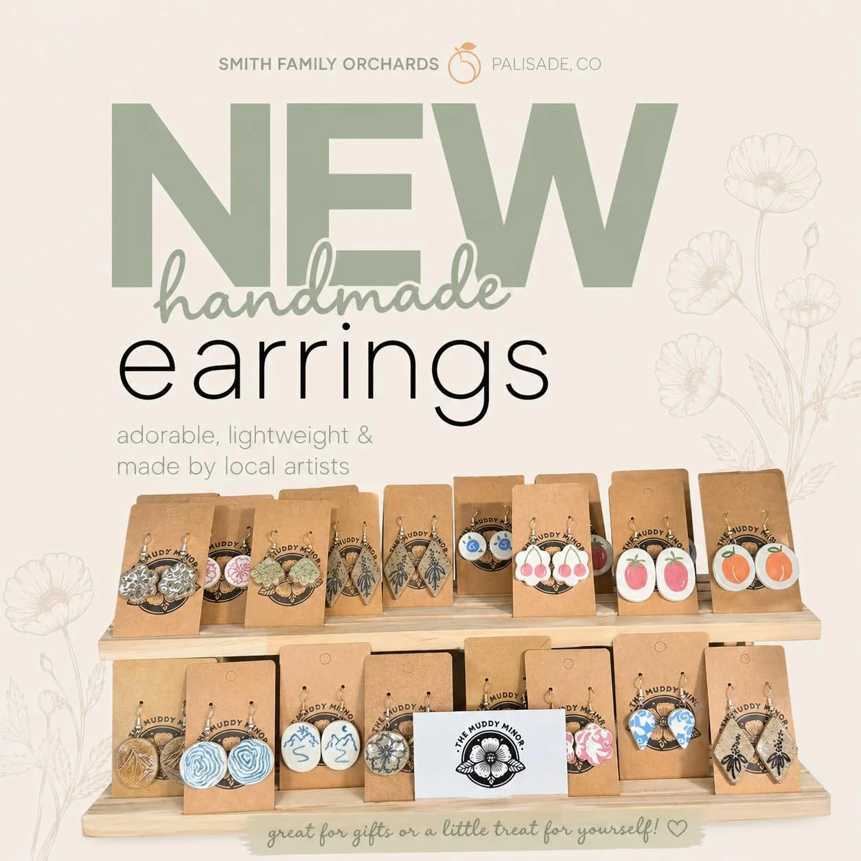 These earrings are handmade, all a little different, and honestly&hellip; kind of hard to pick just one.

These are the kind of pieces you throw on every day without thinking twice&mdash;but they still feel a little special every time.

If you&rsquo;