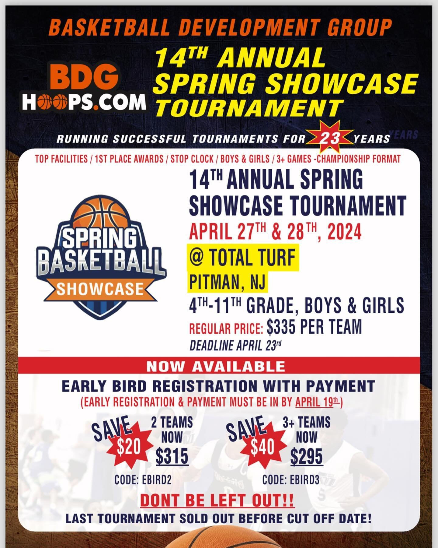 🔥FILLING UP FAST! REGISTER NOW AT WWW.BDGHOOPS.COM! IT WILL SELLOUT🔥