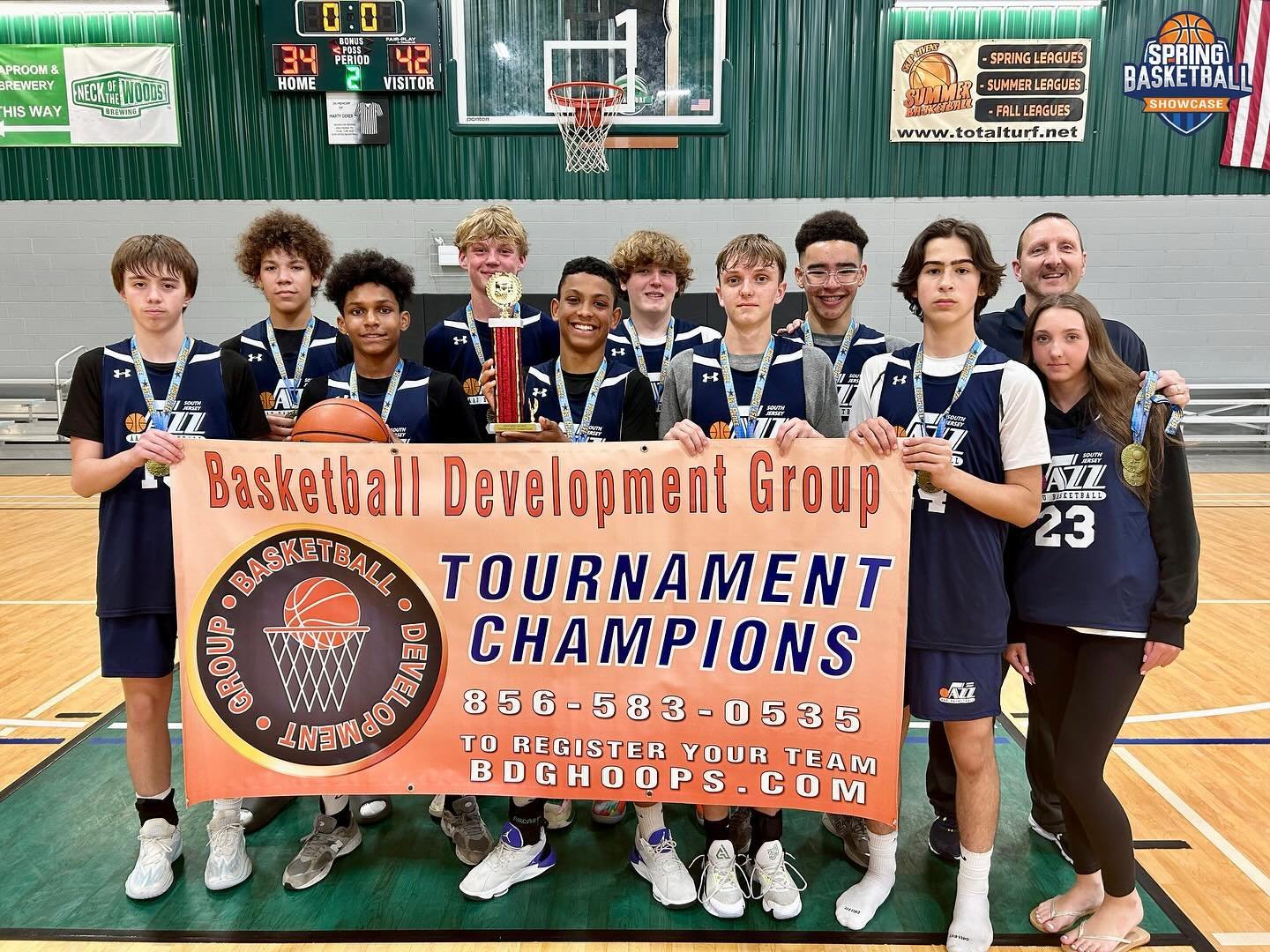 🏆CONGRATS TO BDG HOOPS SPRING SHOWCASE &amp;the GRADE BOYS CHAMPIONS SOUTH JERSEY JAZZ🏆