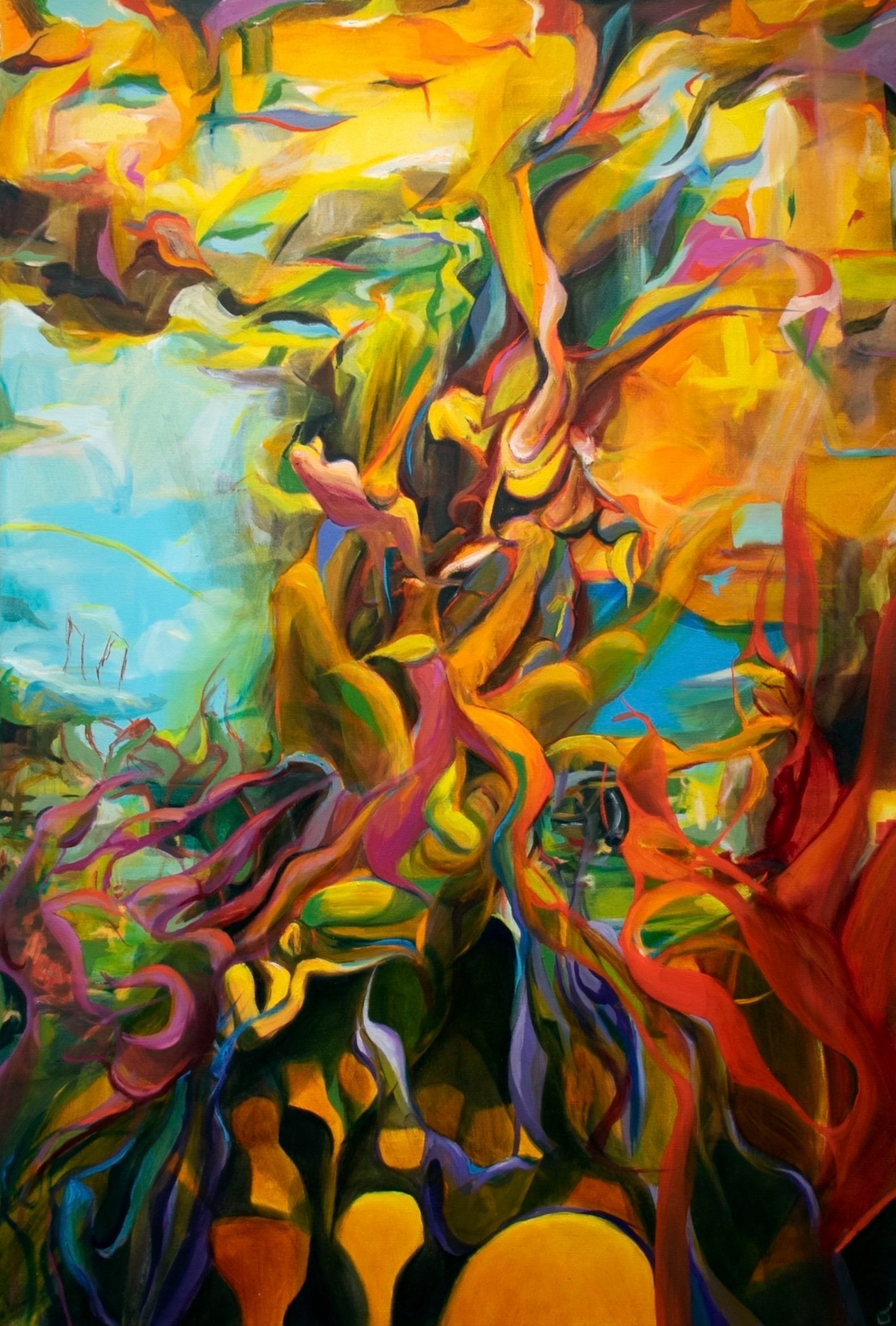 C 7 Oil Painting on Canvas