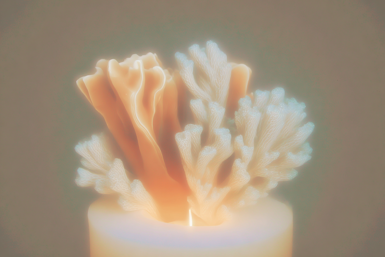 Abstract organic forms symbolizing nervous system overwhelm and burnout, used on a burnout therapy page for high-achieving women.