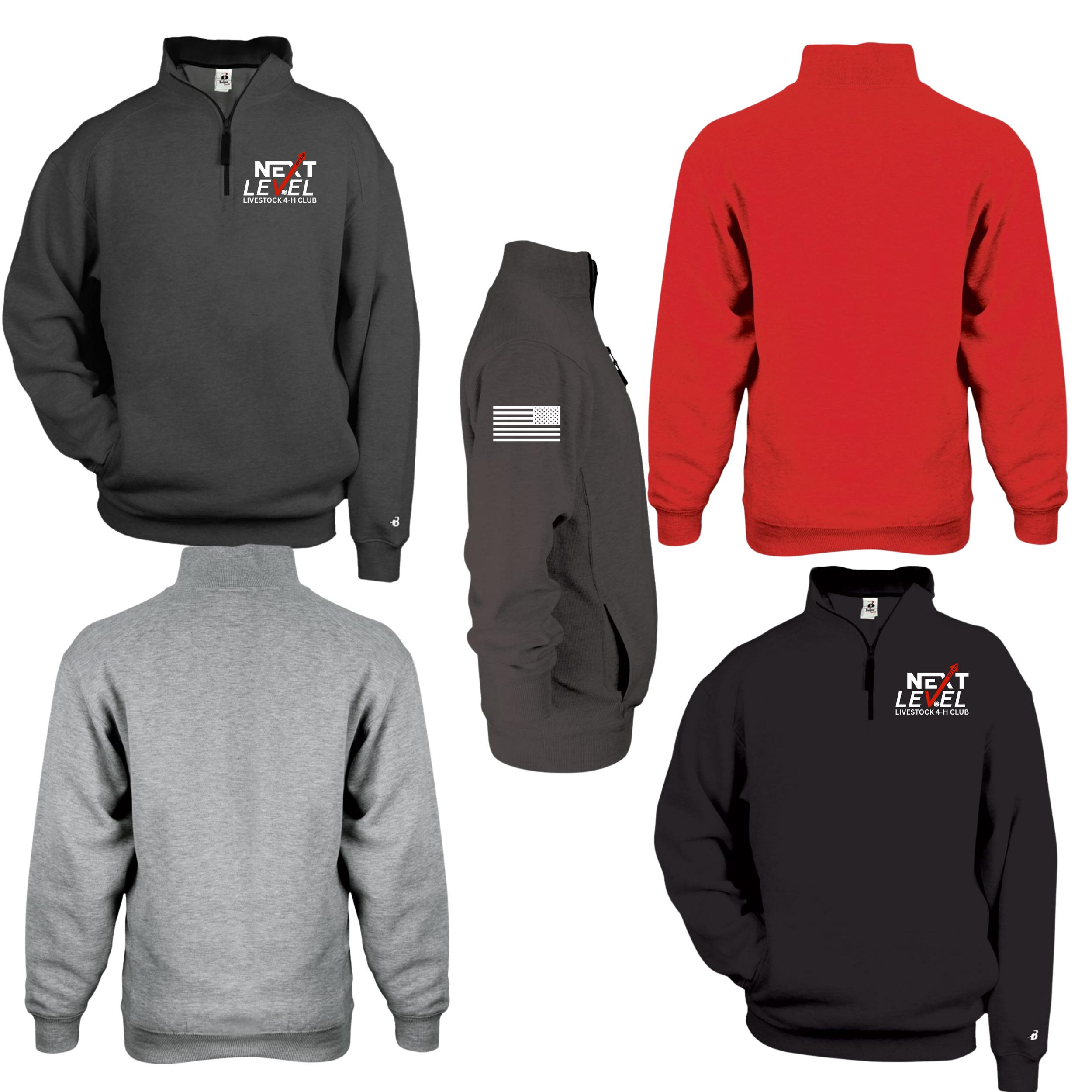 Badger 1/4 Zip with full pocket