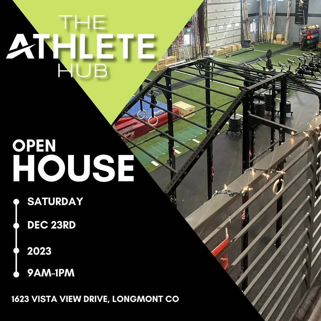Come check out the newest athlete facility in Longmont!

Free Group Workout 9-10am 
Following the workout take the plunge or tryout the sauna, walk through the facility including the brand new ninja gym! 
Everyone who attends will be entered into a r