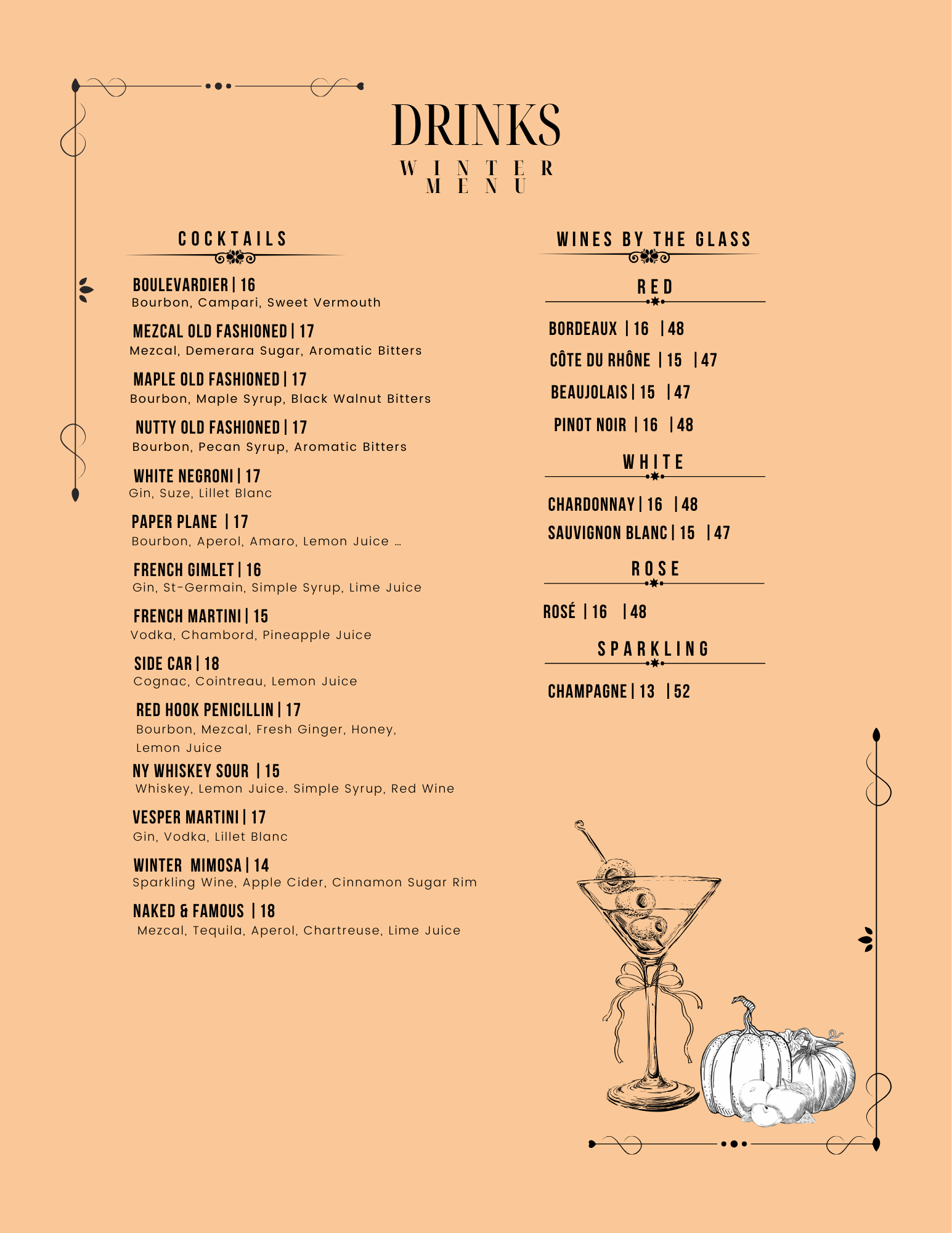 Blue Beige Retro Bordered Cocktail Menu-10.png