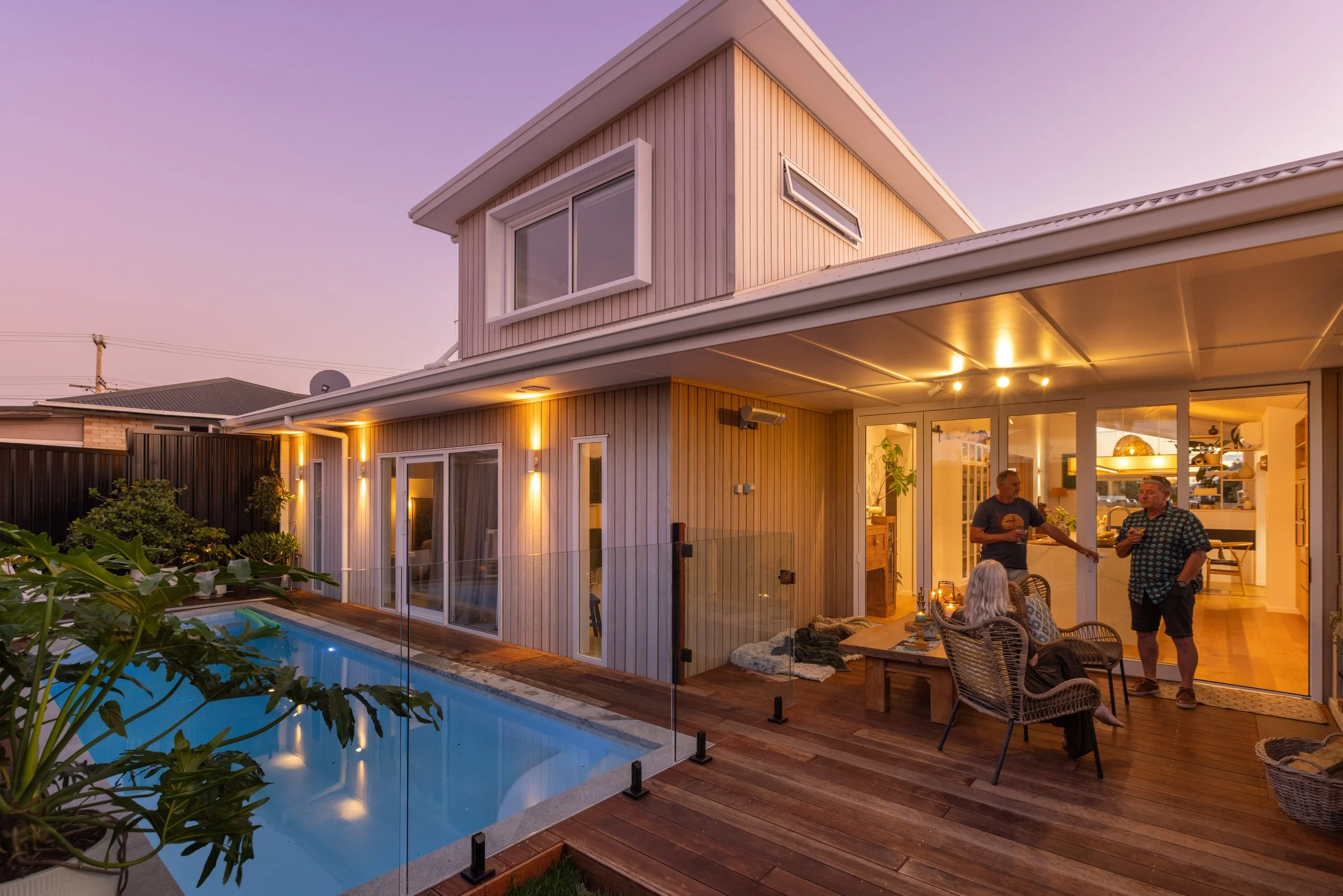 outdoor pool lighting