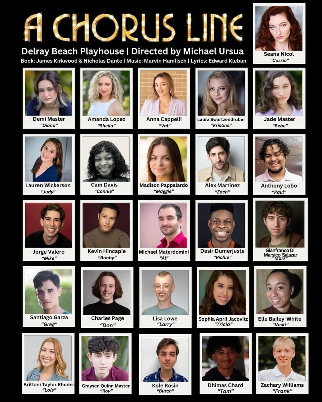 So excited for this one! See me as Mike in &ldquo;A Chorus Line&rdquo; at the Delray Beach Playhouse. Opens next weekend on the 23rd! 
Get tickets while you still can!! Link on my Bio :)

&ldquo;Yes, i can do that!&rdquo;