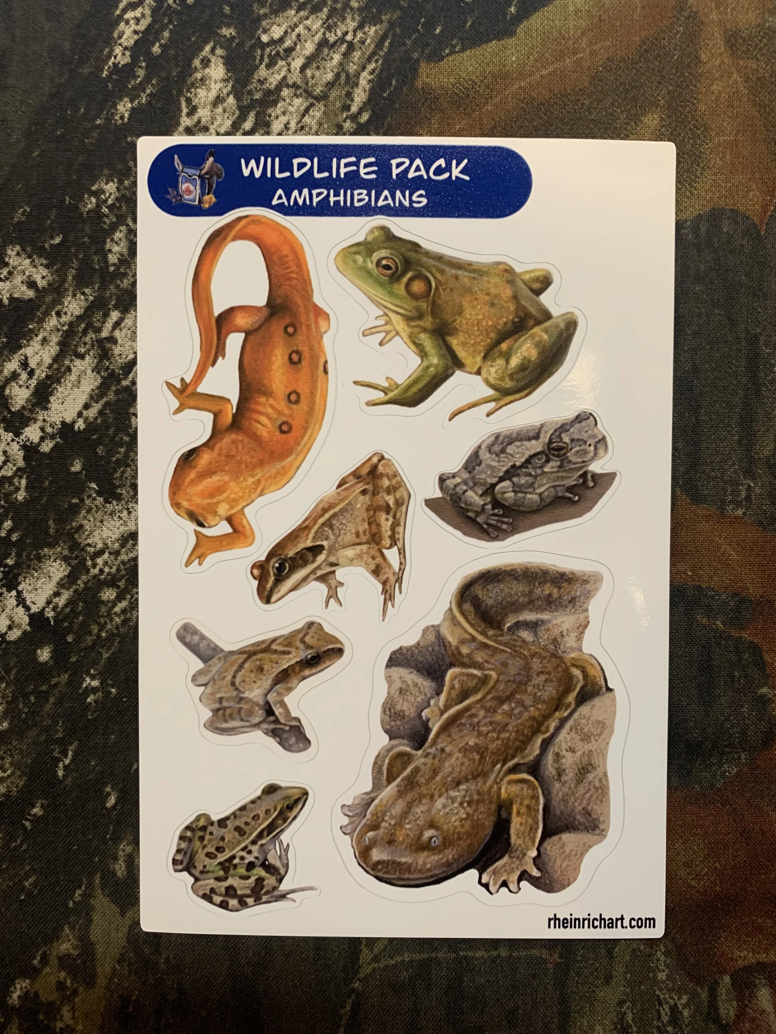 Amphibians Sticker Pack
