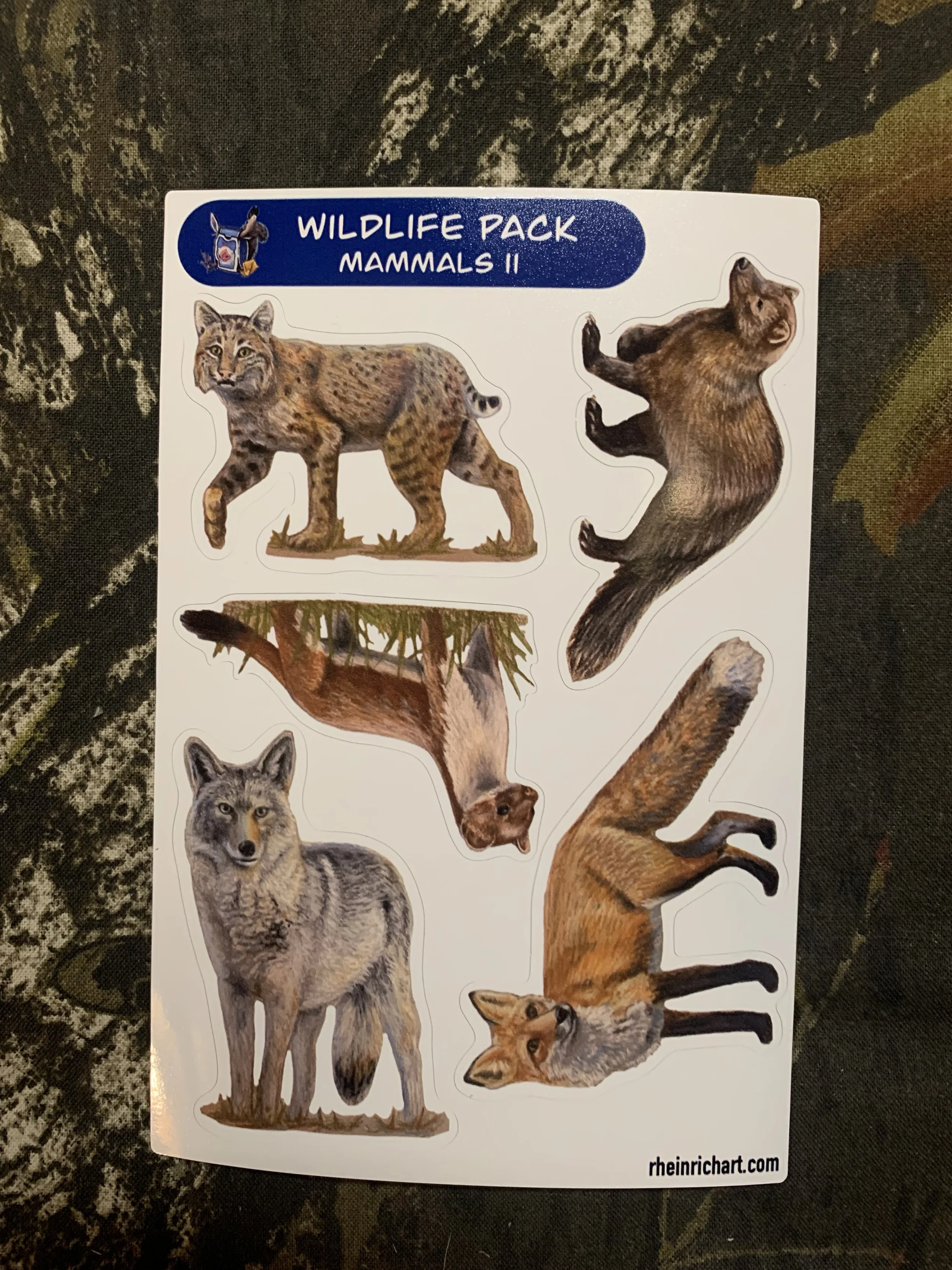 Mammals 2 Sticker Pack