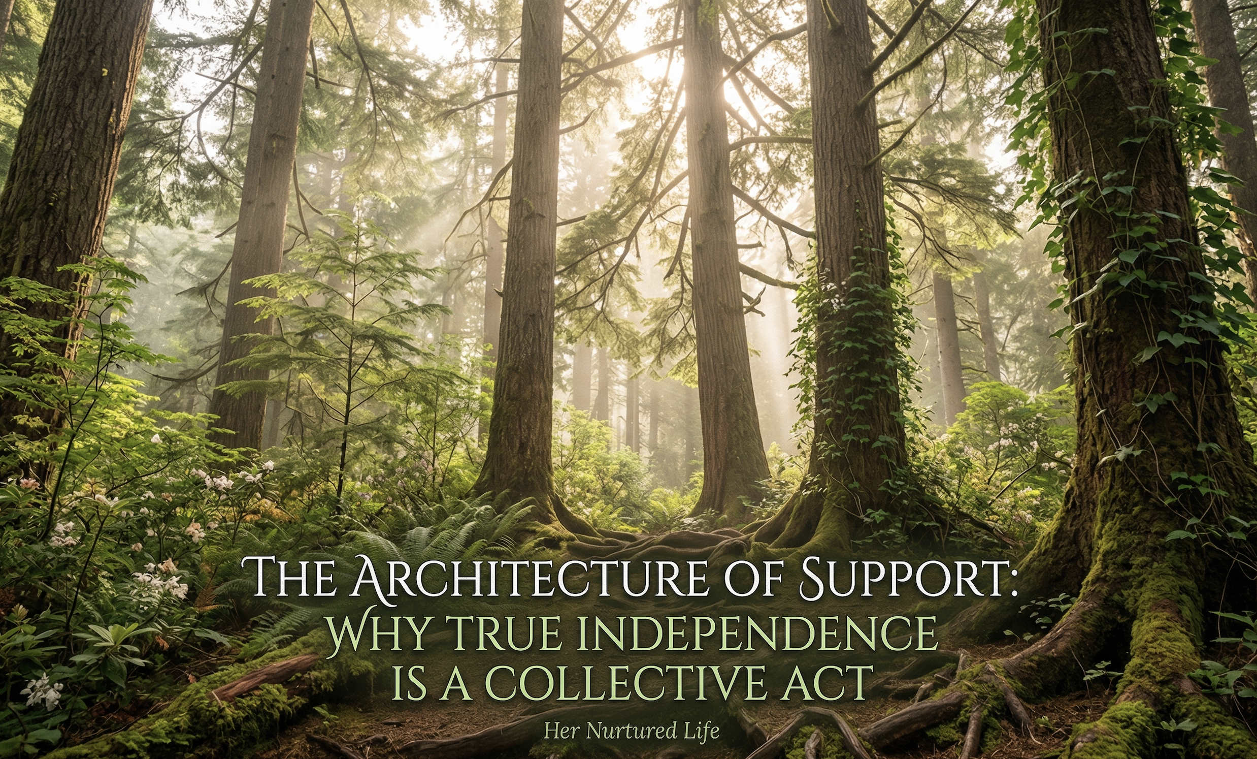The Strength of the Supported: Why the Feminine Thrives in a Forest
