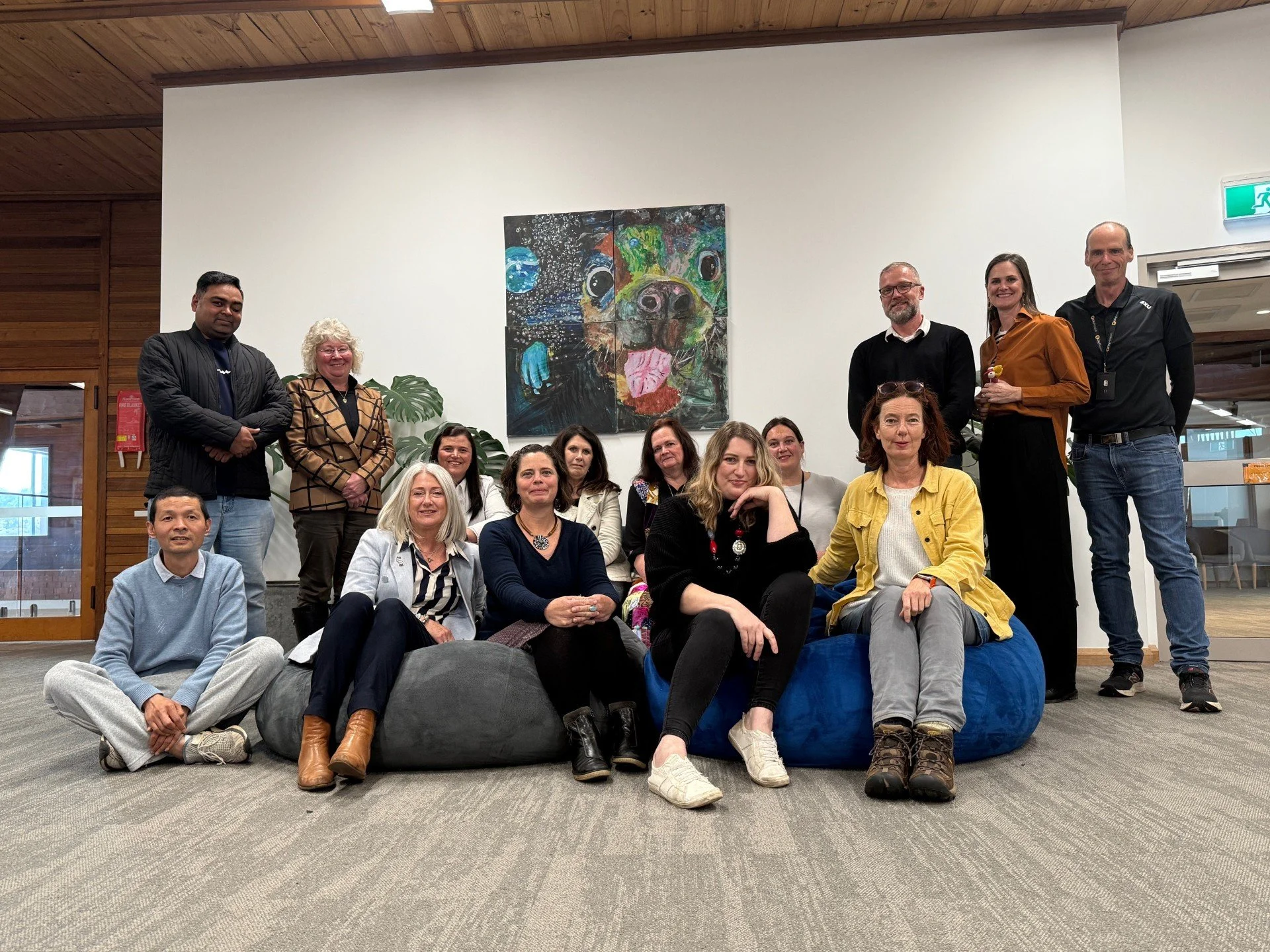 Lucy Byrne facilitating a dynamic workshop on Healthy and Connected Communities