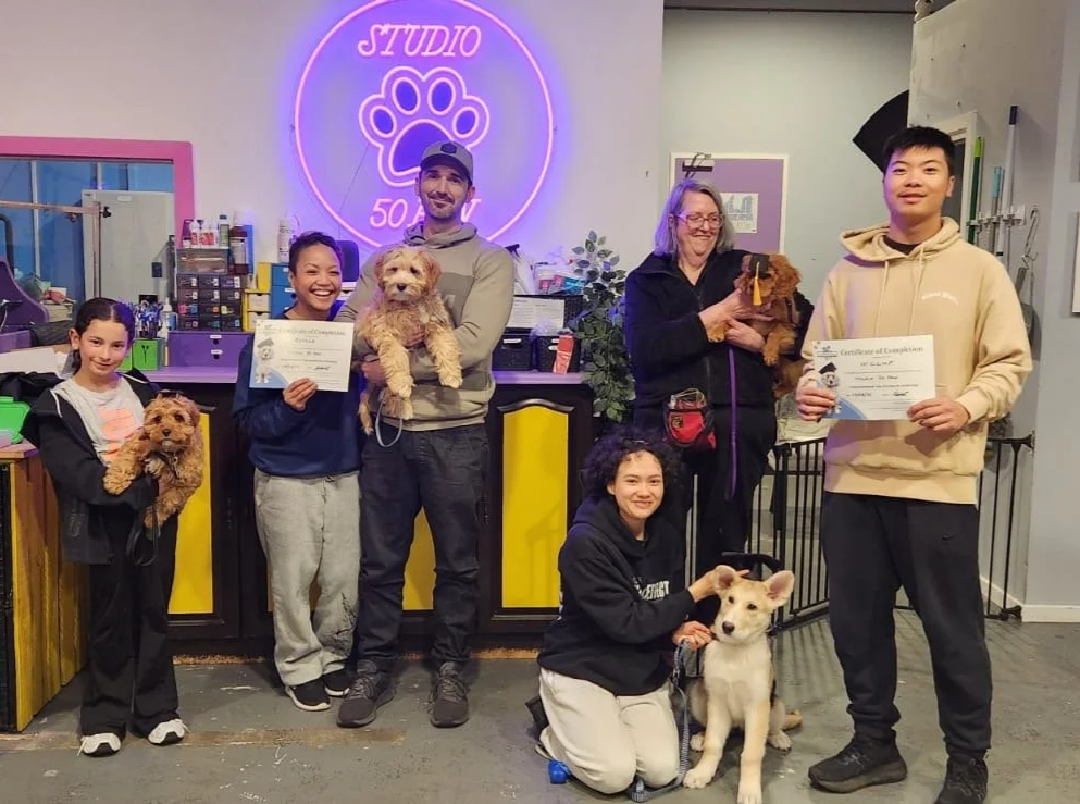 Puppy School Graduates Oct 2025