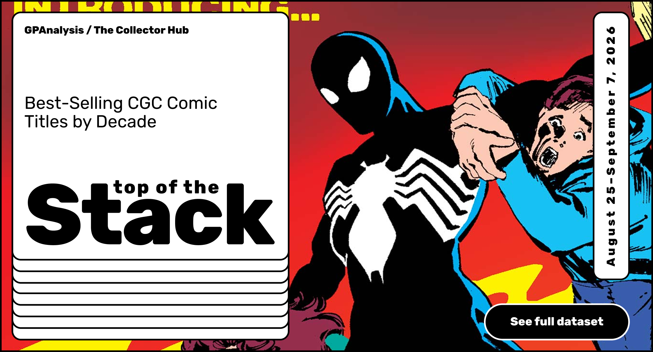 Top of the Stack: Best-Selling CGC Comic Titles by Decade (August 25–September 7, 2026)