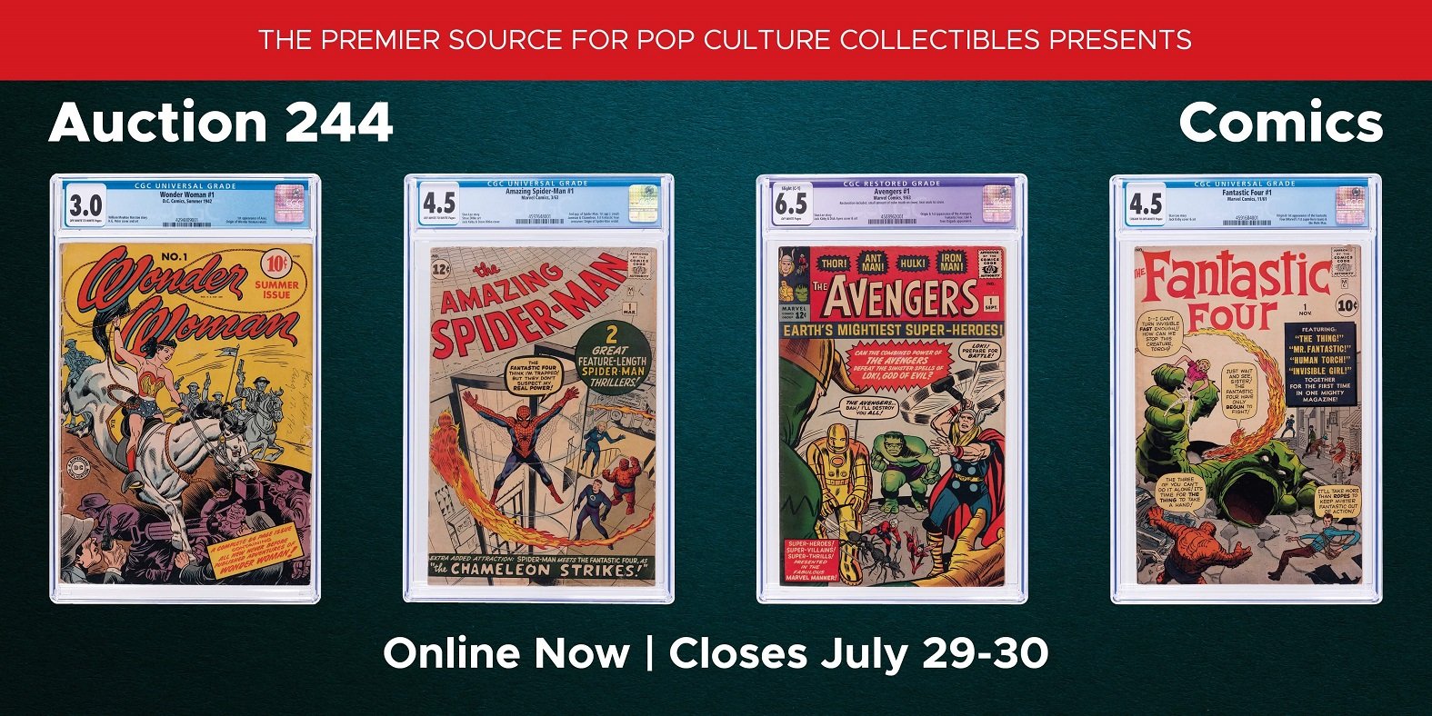 Hake’s July Auction Presents Comic Keys & First Appearance Gems