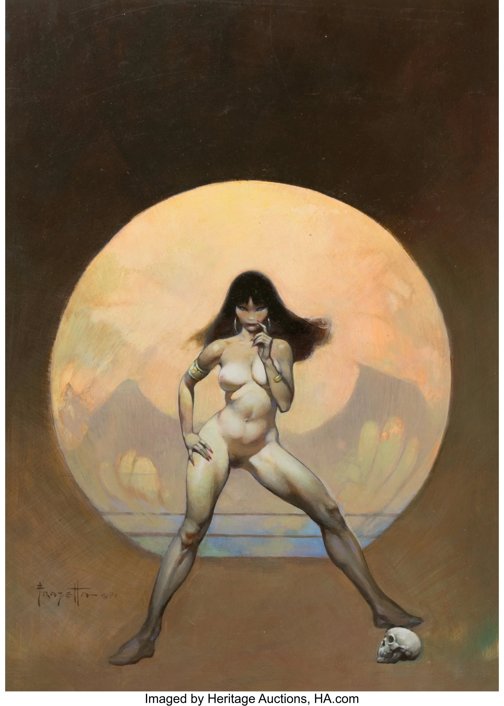Vampirella 1 Frazetta painting_Heritage Auctions.jpg