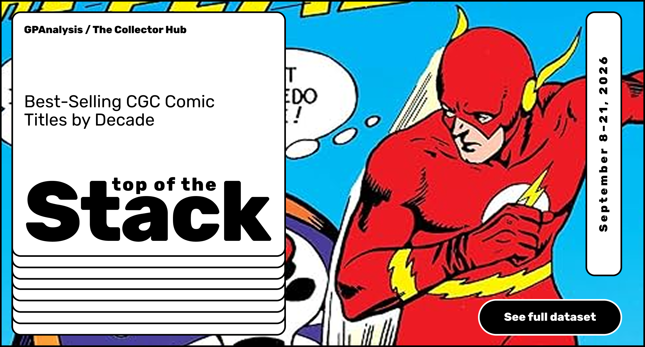 Top of the Stack: Best-Selling CGC Comic Titles by Decade (September 8–21, 2026)