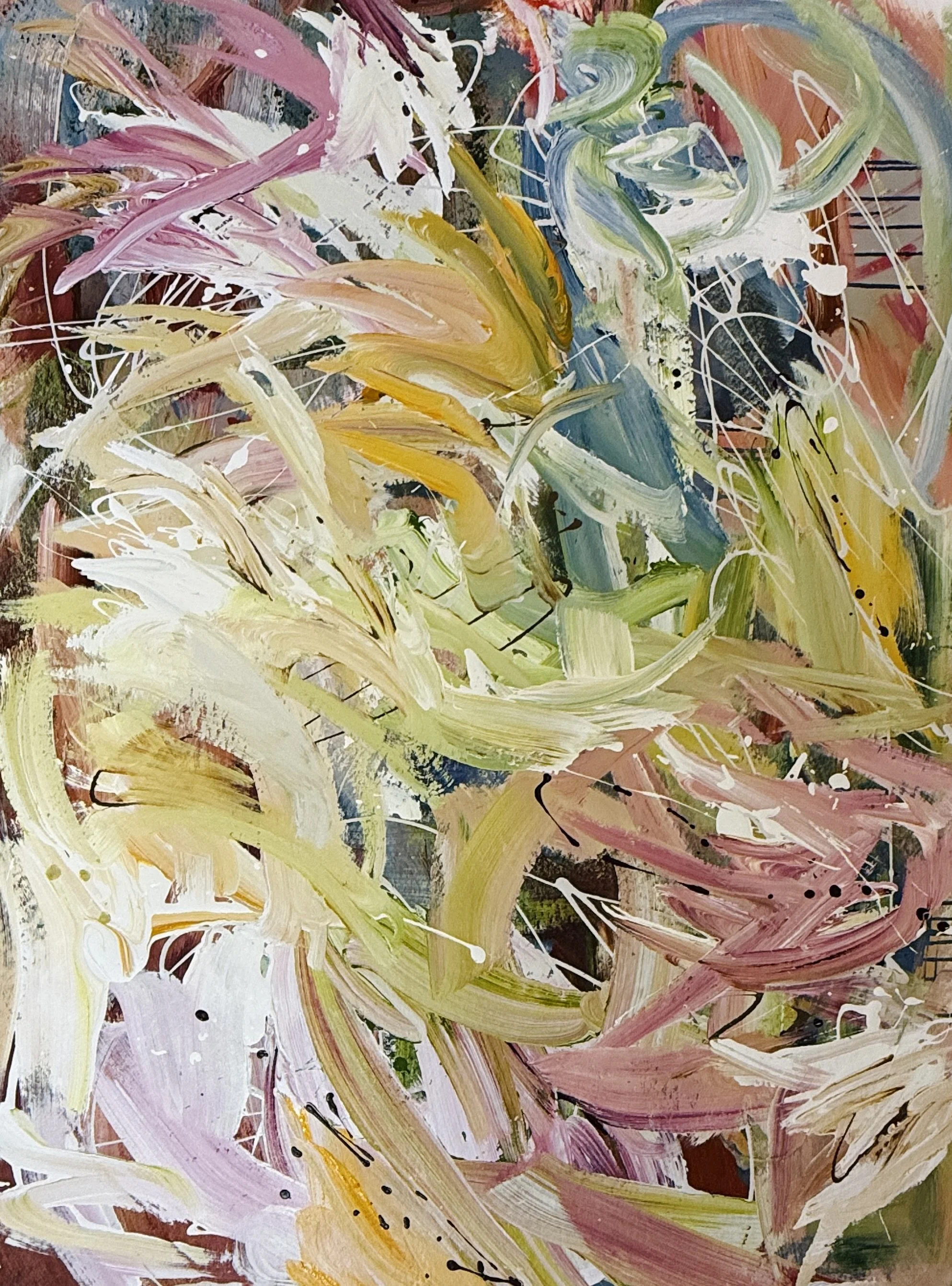 She Saw Colors In The Wind 52"x40"