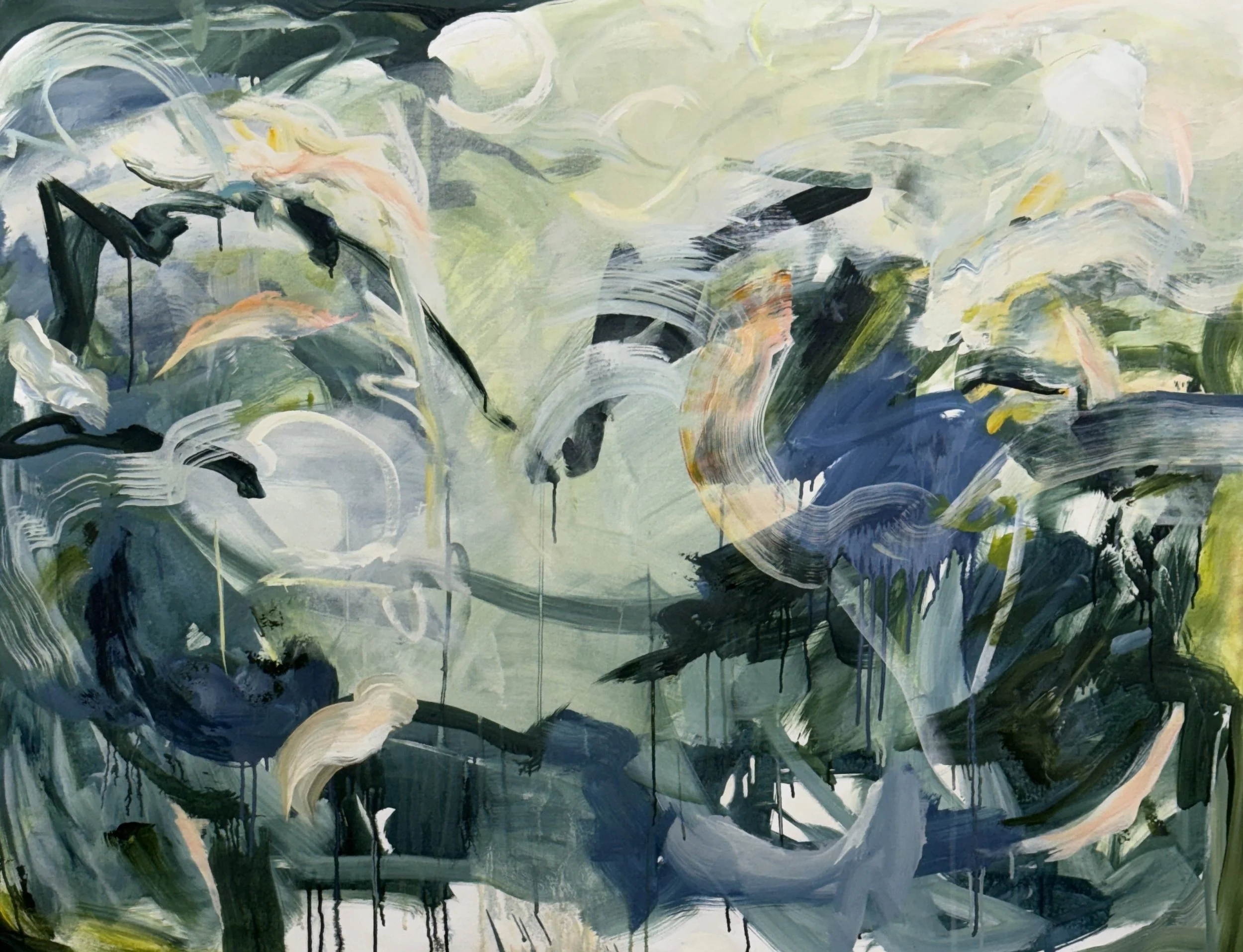 The Water Carried Her  40"x52"