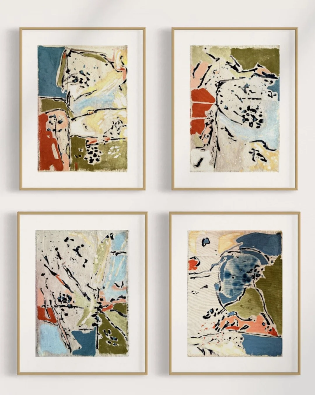 Island Paseo 1-4  28"x22" SOLD