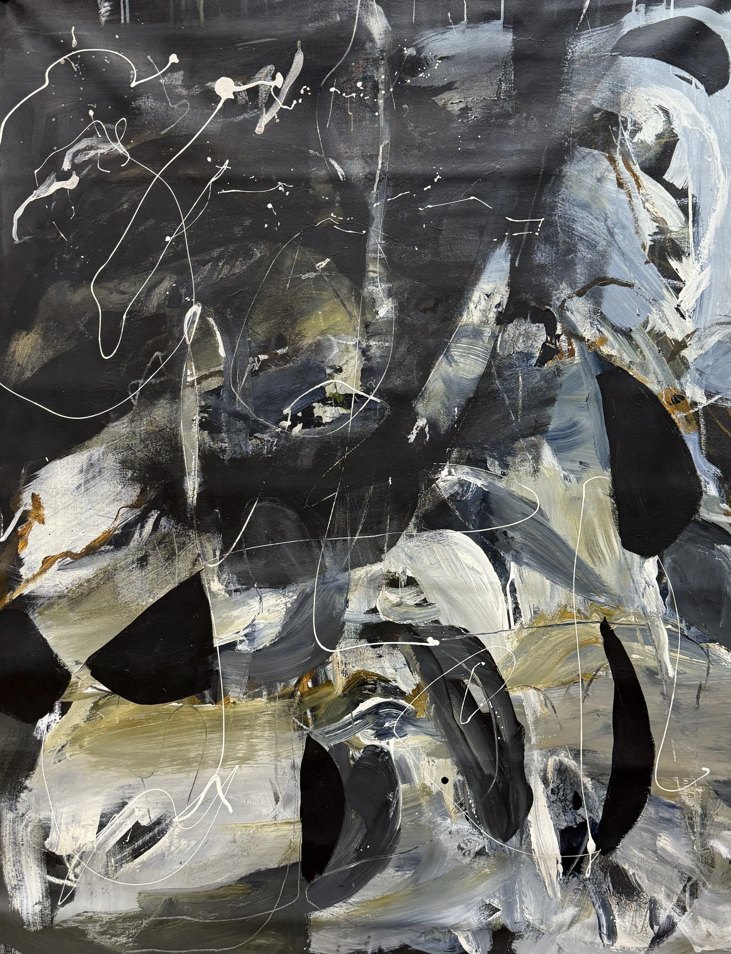 It's Not Black and White (Lean Into Love) 52"x42"