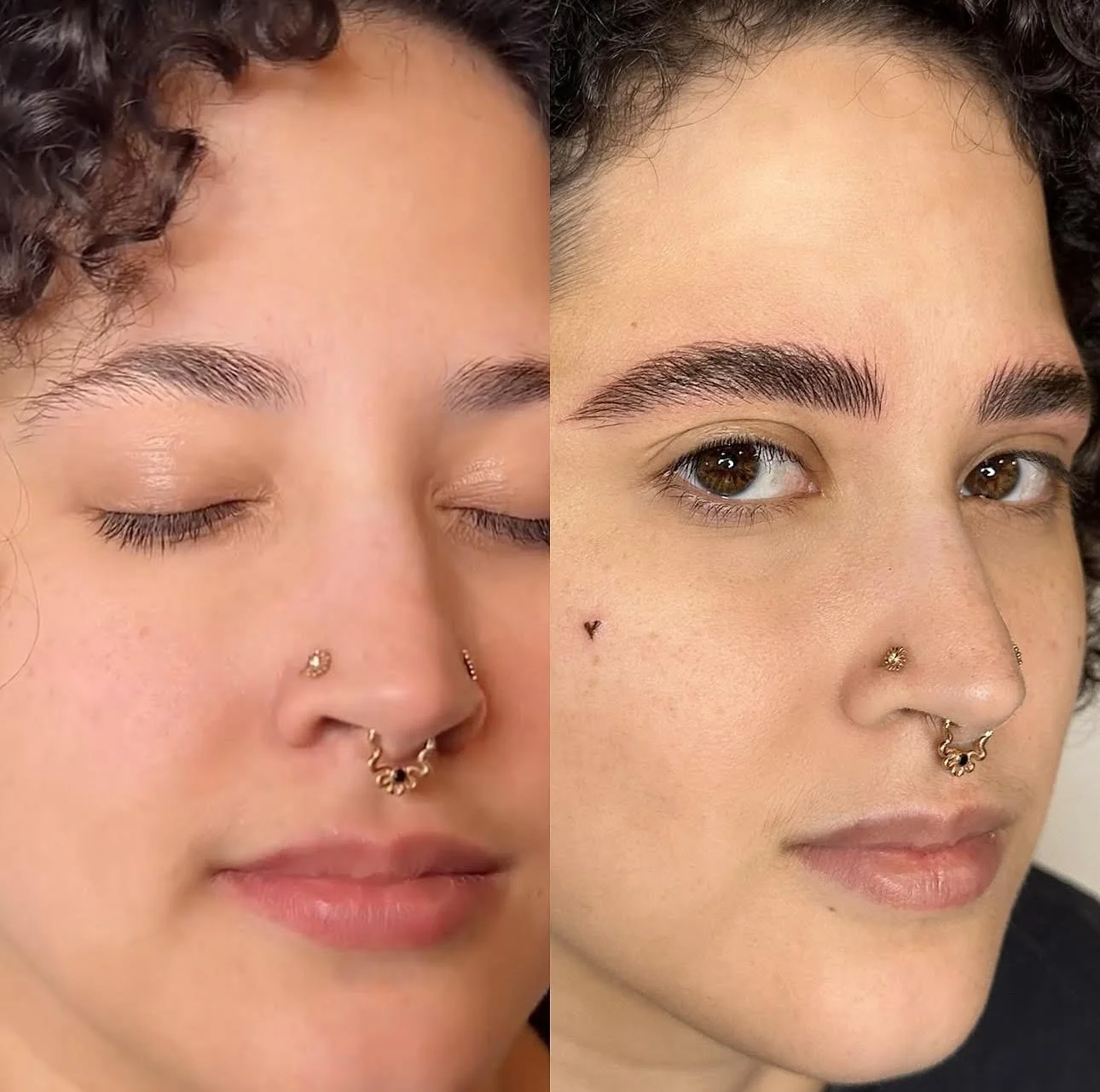 Microblading & Heart beauty mark