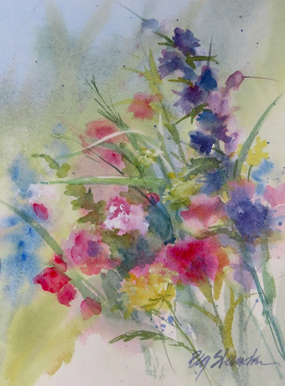 Sheridan, P. Wild Bouquet, Watercolor,$460.jpg