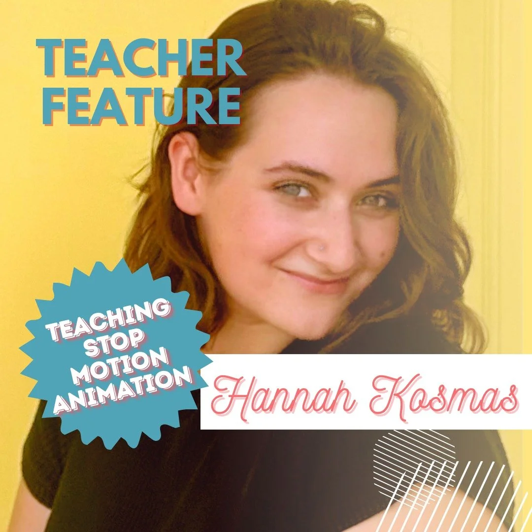 Hey! It's June! Officially almost summer. We're mixing it up and excited to feature a new teacher, Hannah Kosmas, for a new class in June! Stop Motion Animation 6-week Class with Hannah Kosmas is going to be a blast. Check it out and come learn somet