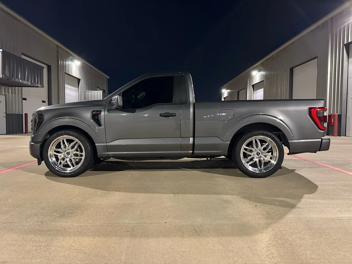 Back in the shop after being away for a little bit. F150 with a @ridetechsuspension performance lowering kit on some 22&rdquo; @weldwheels Lagunas. Send us a message if you&rsquo;re looking to upgrade your ride, Snap and Acima financing available.