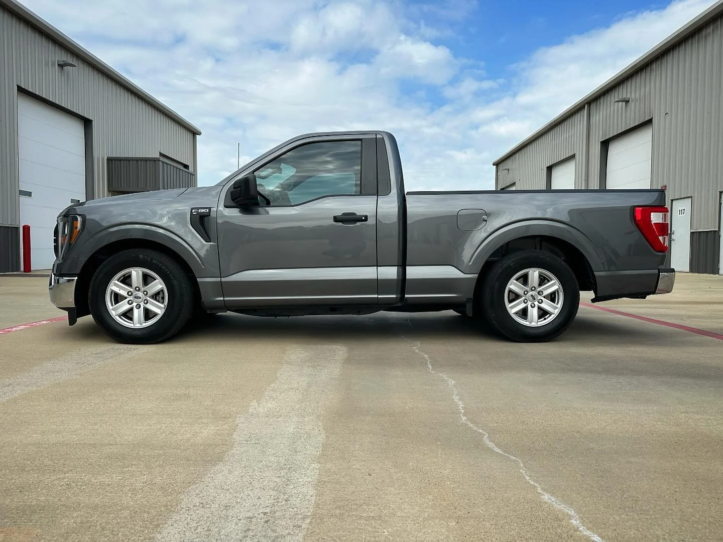 Caught back up and doing weekend installs again! 2023 F150 in for @ihcsuspension 3/5 lowering kit. Hit us up for quality parts and installs, with top notch customer service.