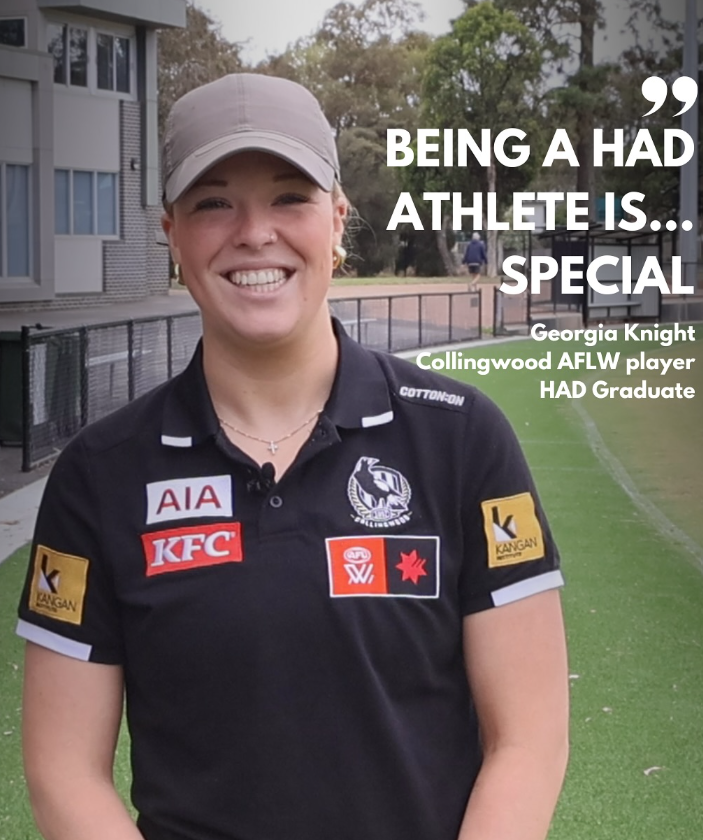 Georgia Knight drafted with Pick 26 by Collingwood Football Club in the 2024 AFLW National Draft