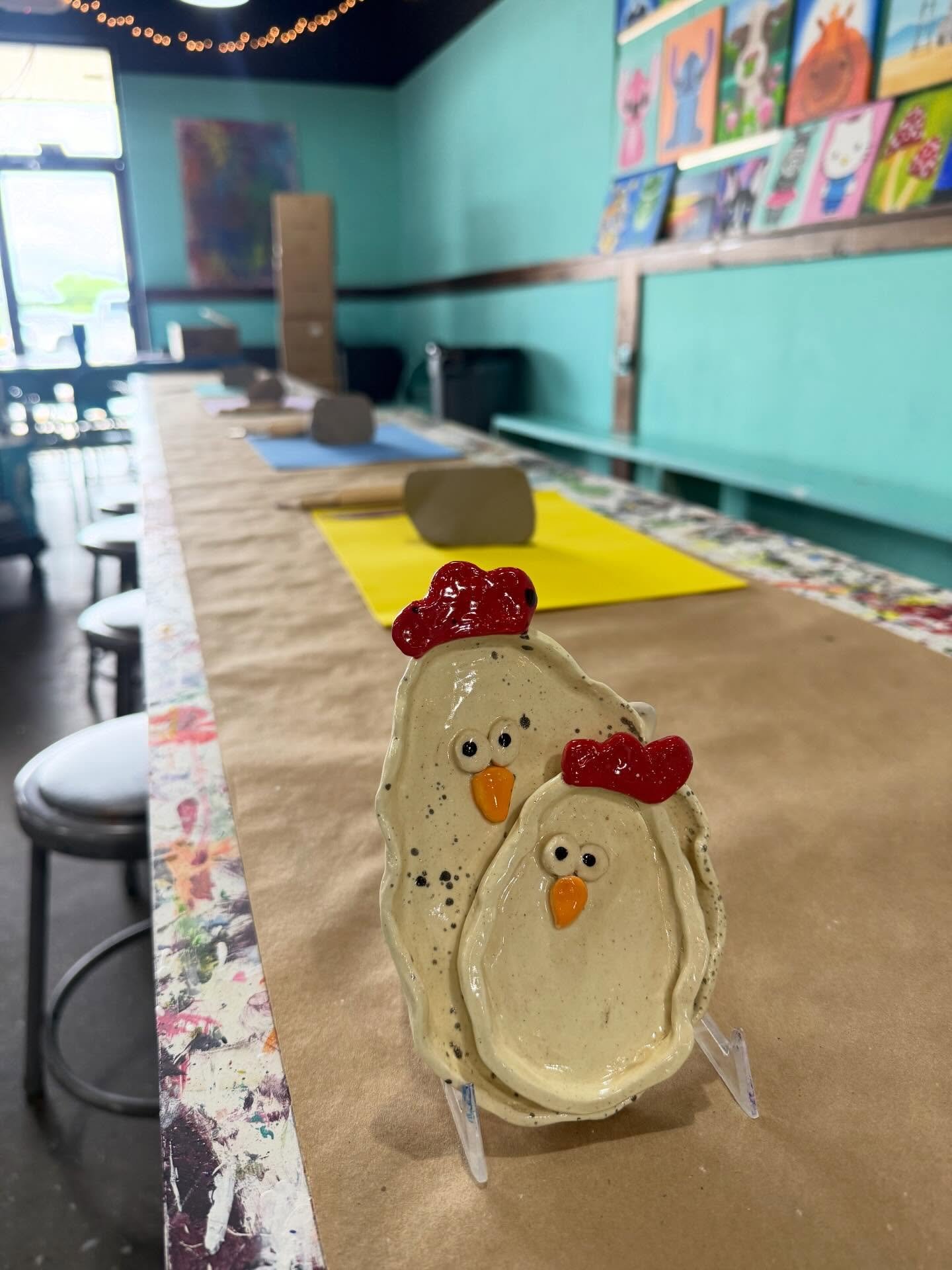 Clay hand building classes start today! See all@our classes online!