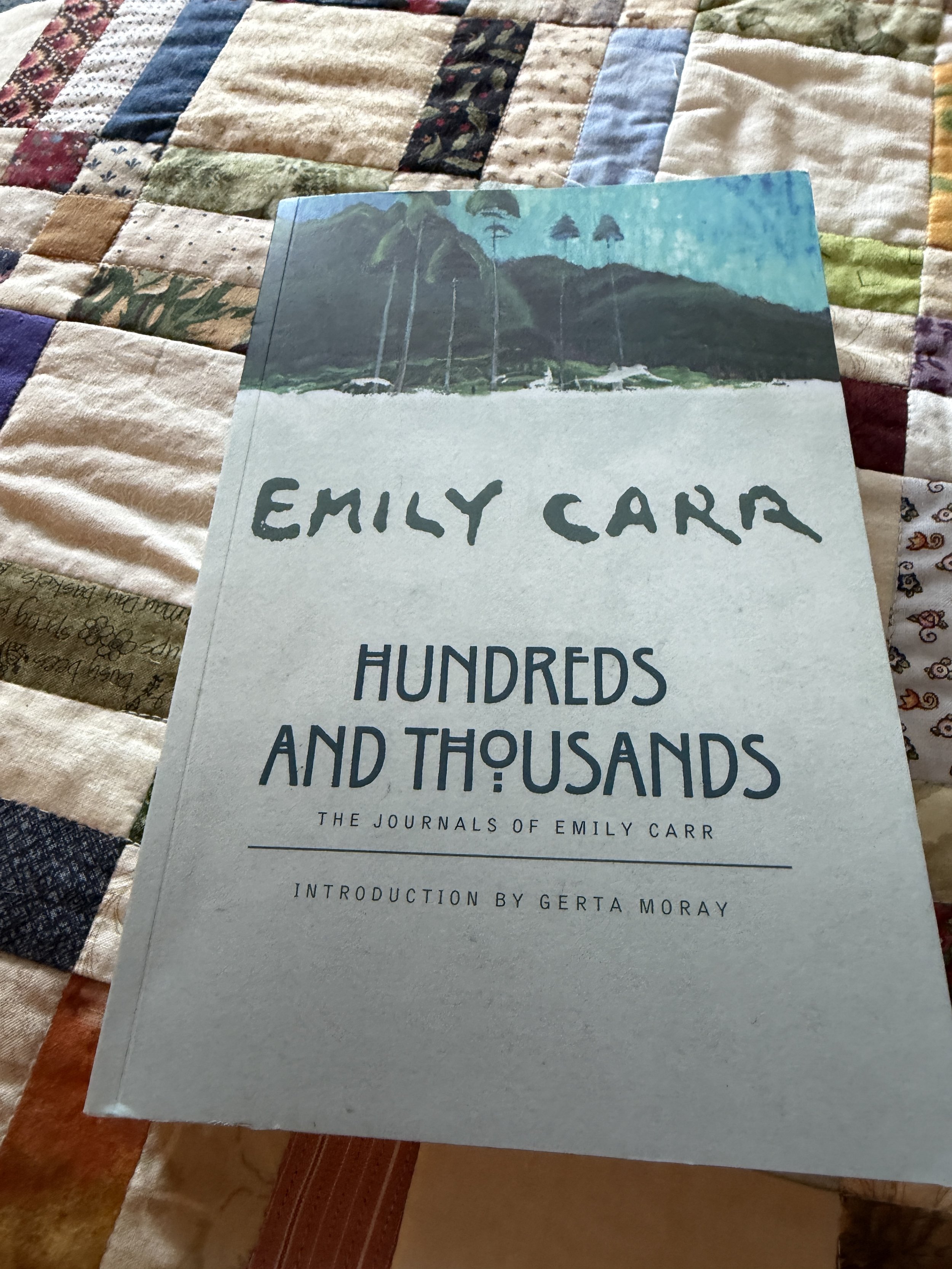 Book cover titled Hundreds and Thousands - Emily Carr