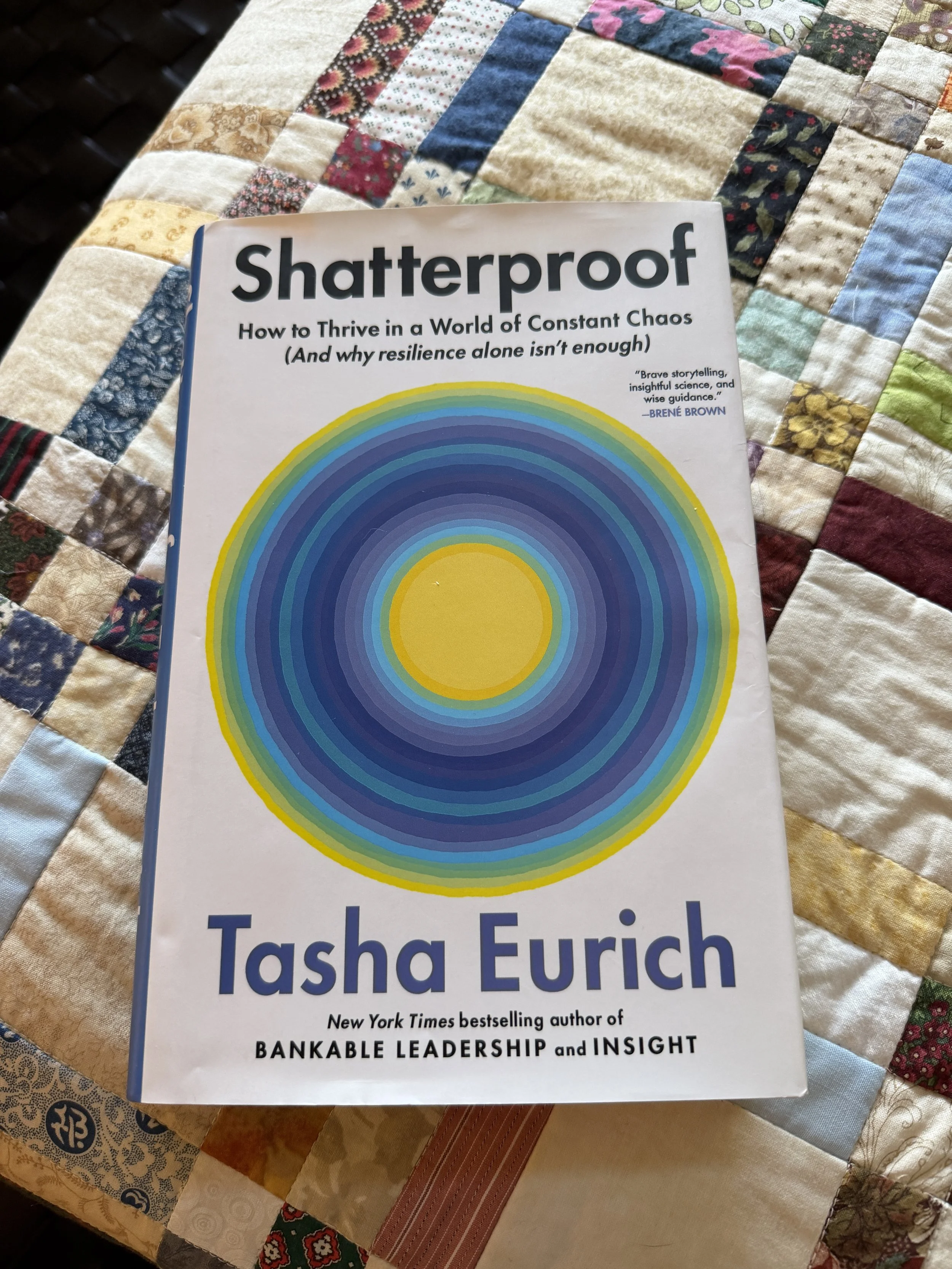 A book titled Shatterproof - Tasha Eurich